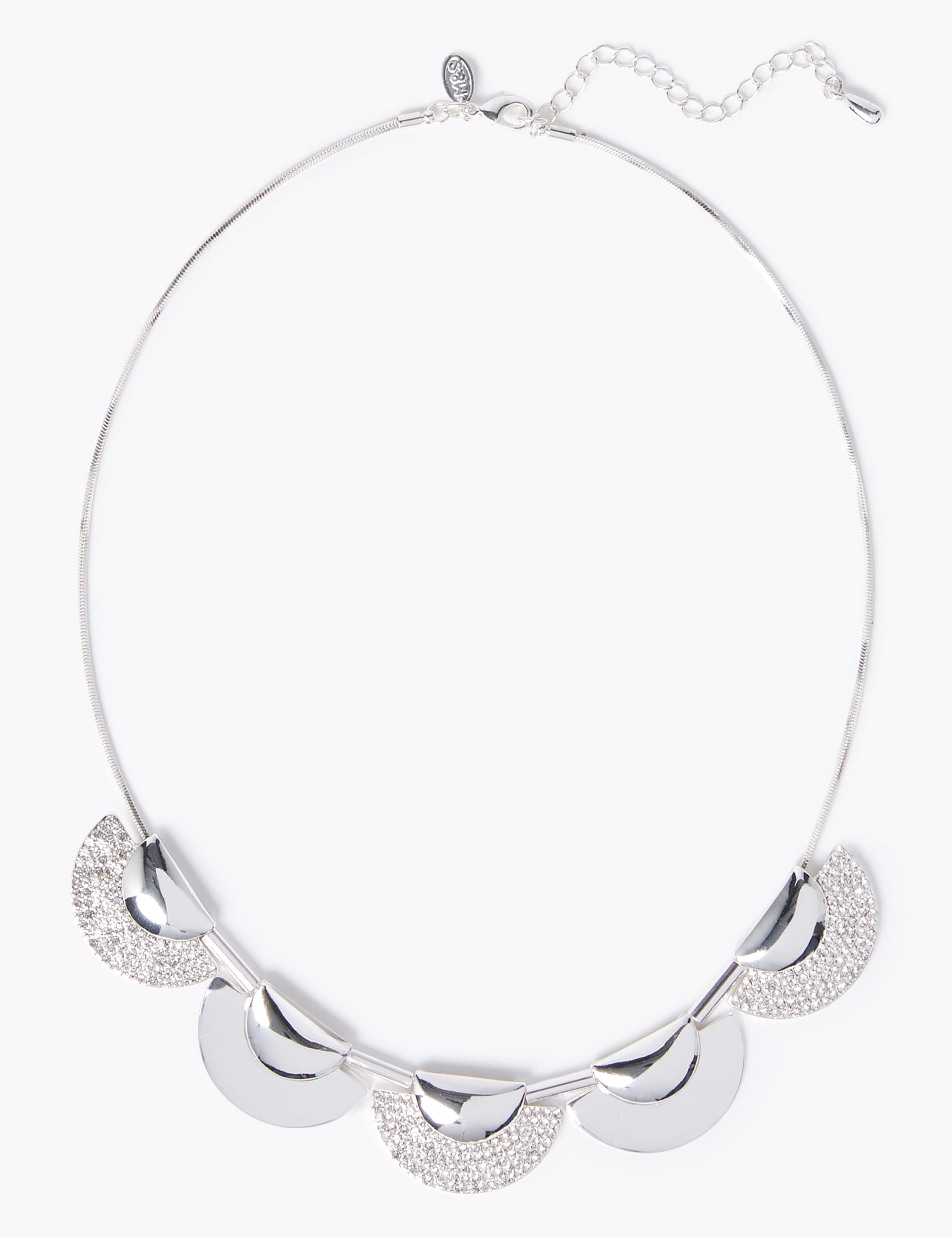 Silver Plated Oriental Shield Necklace 1 of 1