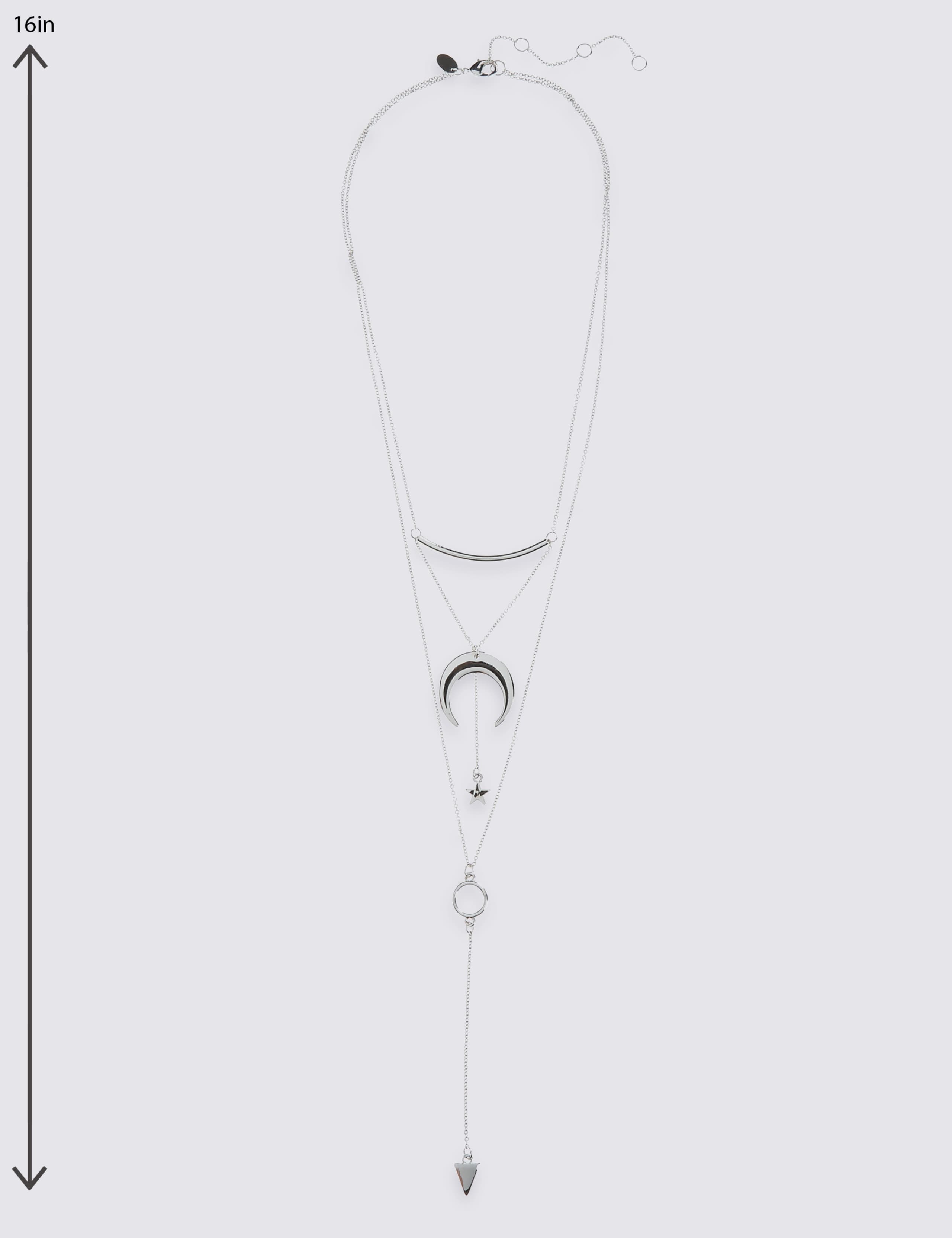 Moon & Star Layered Necklace 3 of 3