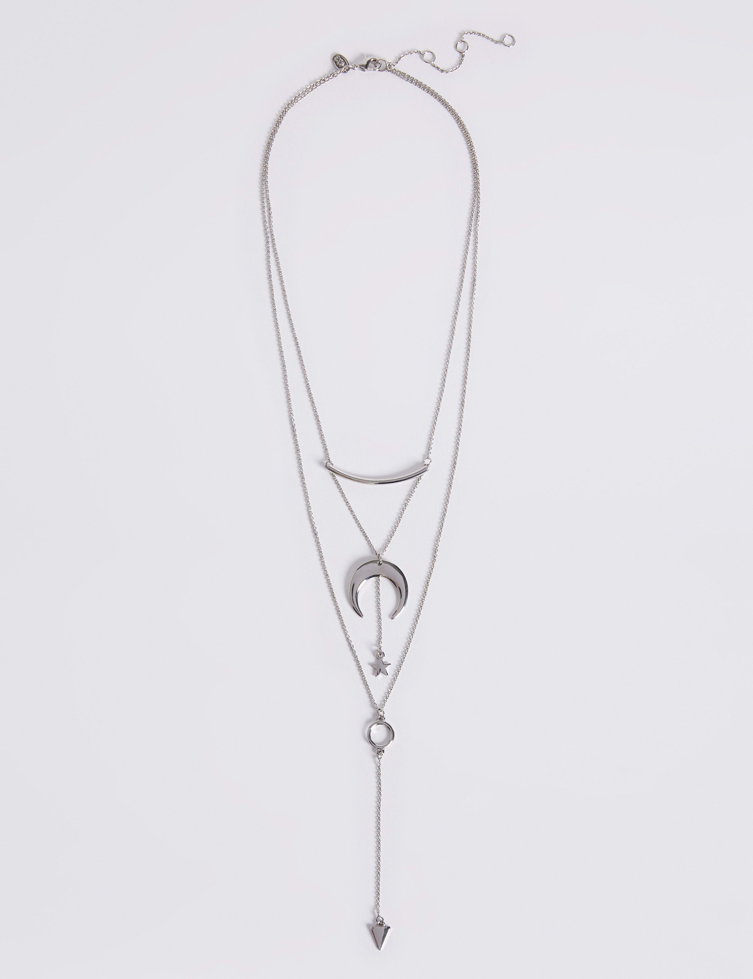 Moon & Star Layered Necklace 2 of 3