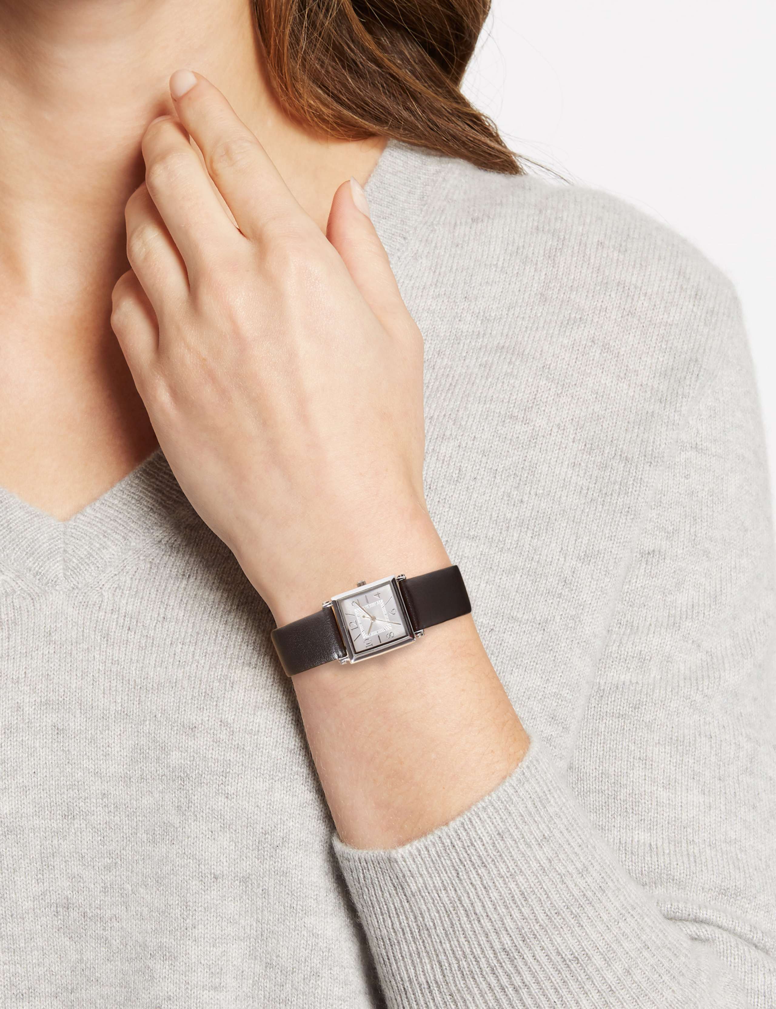 Square Face Strap Watch 3 of 3