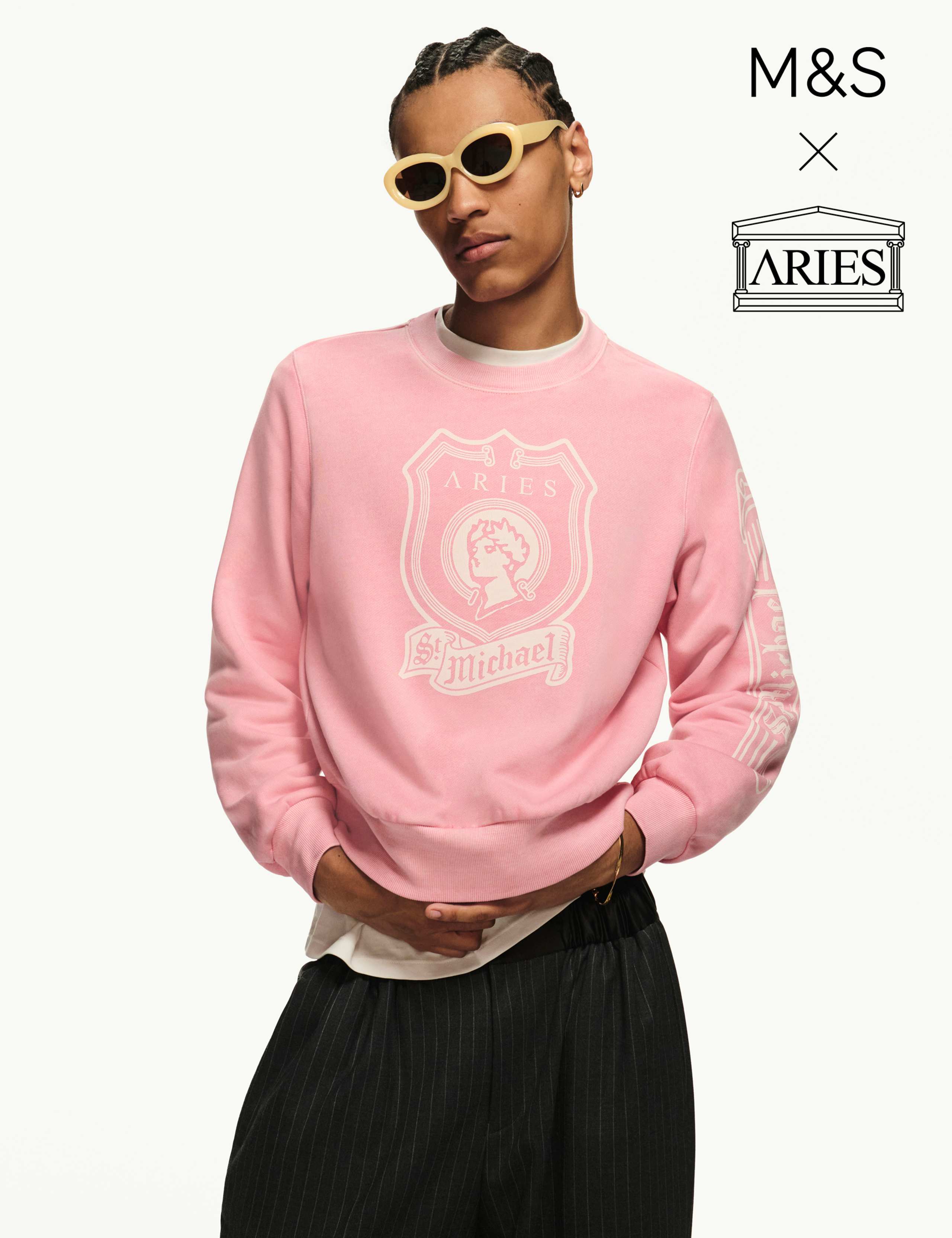 Pure Cotton Printed Sweatshirt 3 of 3