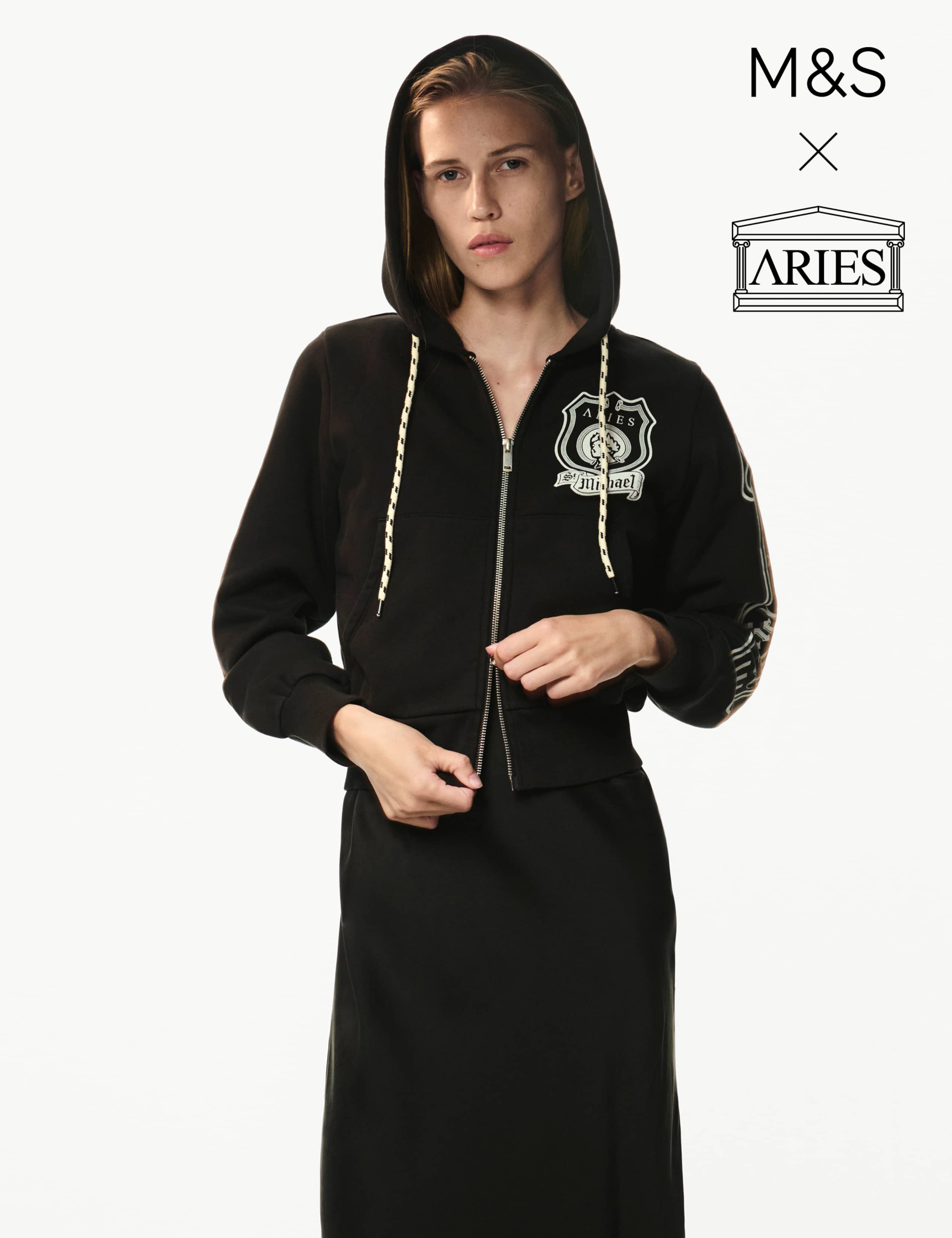Pure Cotton Printed Hoodie 1 of 3