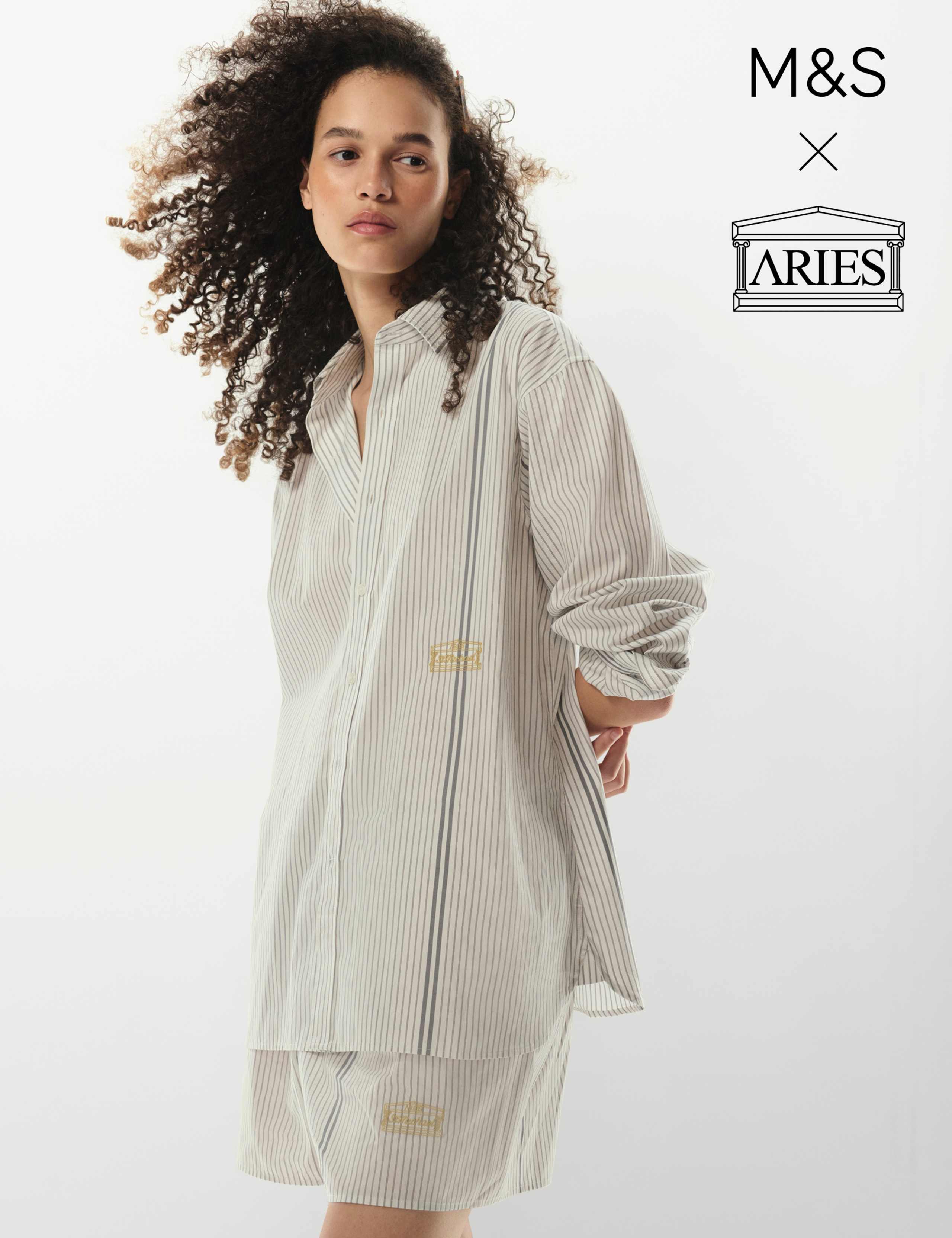 Pure Cotton Striped Shirt 1 of 3