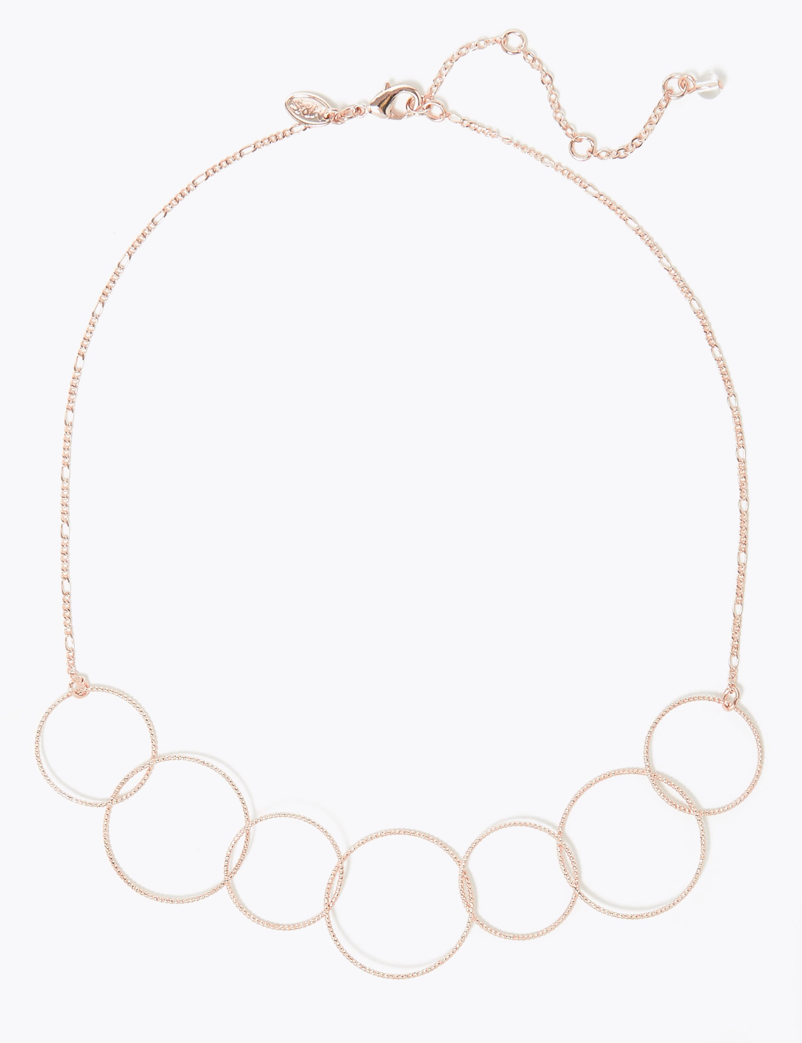 Gold Plated Open Circle Necklace 1 of 1