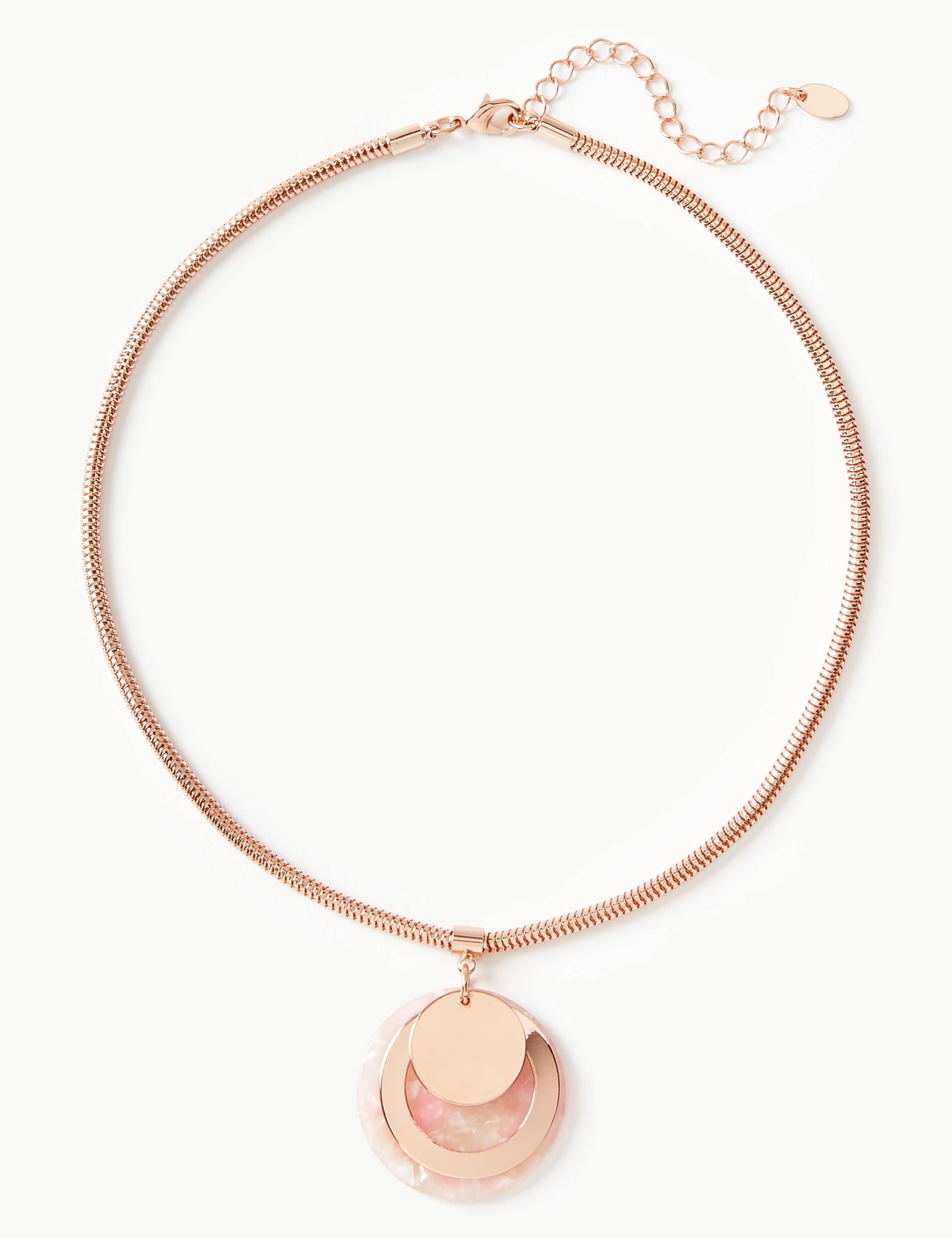 Disc Pendant Necklace 2 of 2