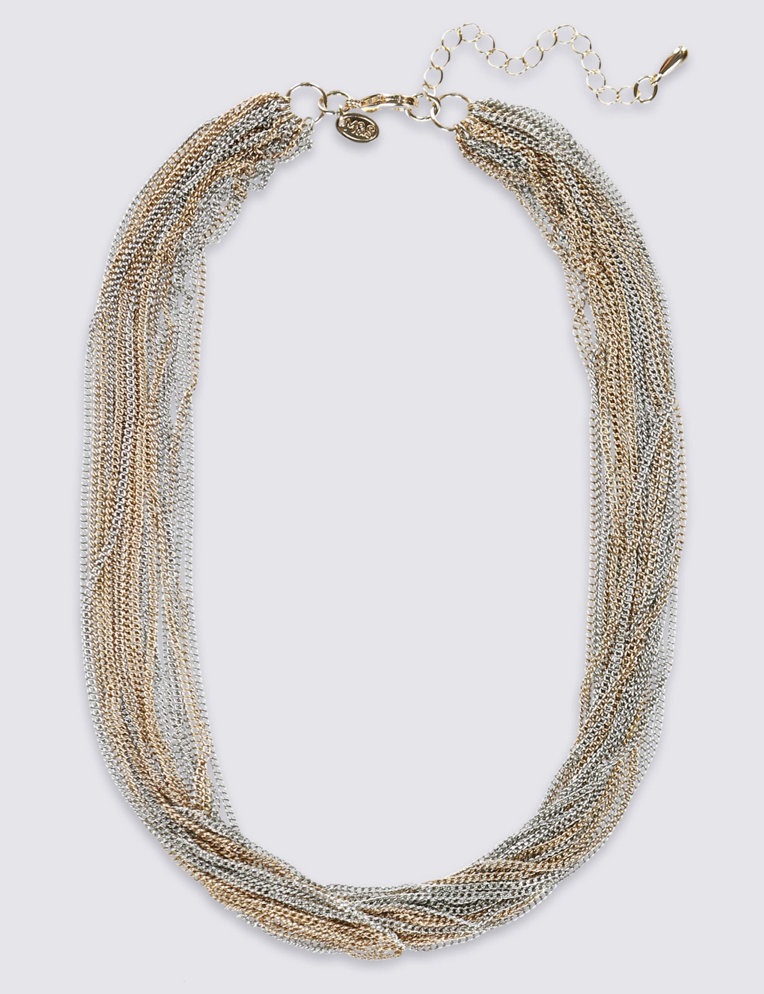 Fine Chains Collared Necklace 1 of 1