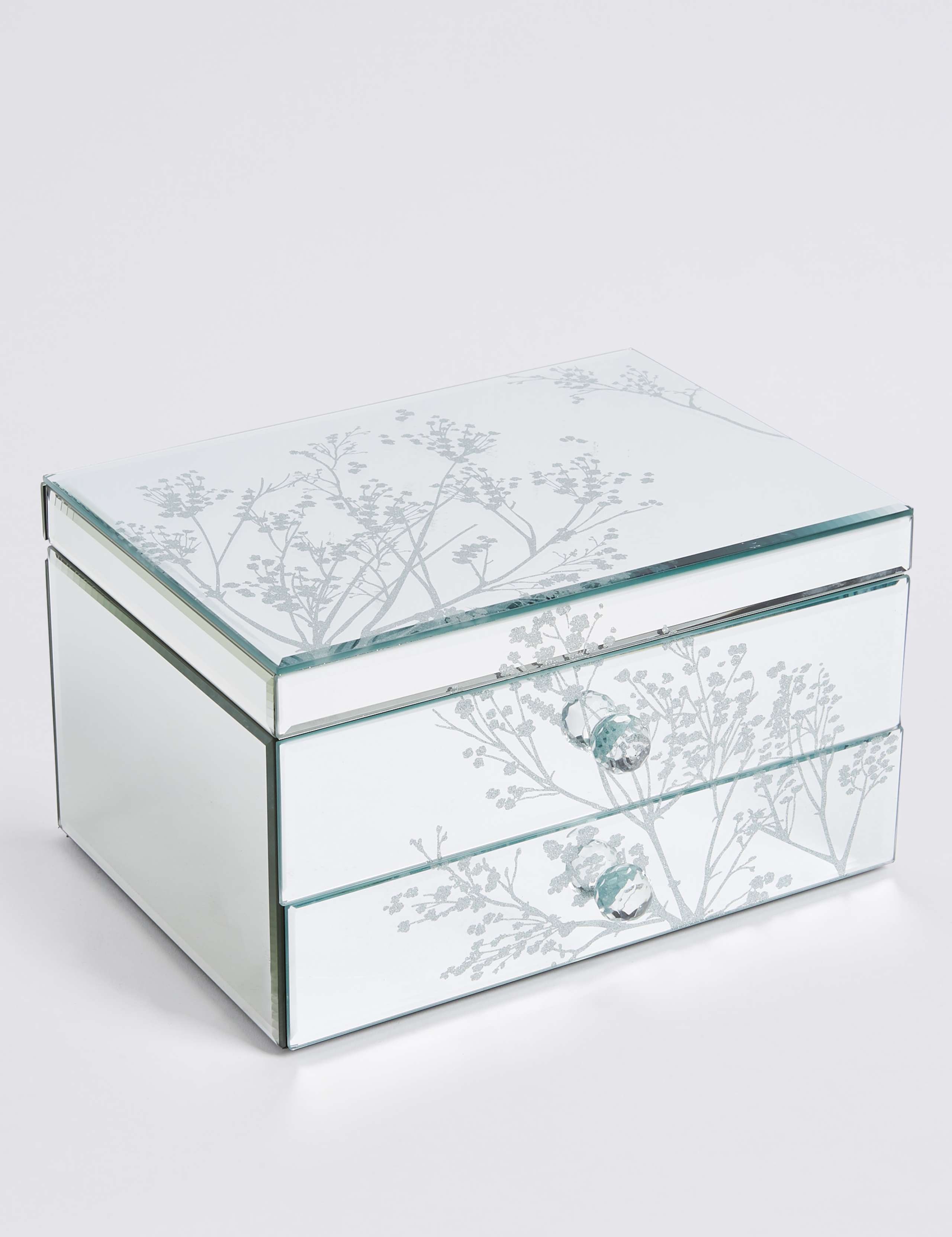 Cherry Blossom 2 Drawer Jewellery Box 1 of 2