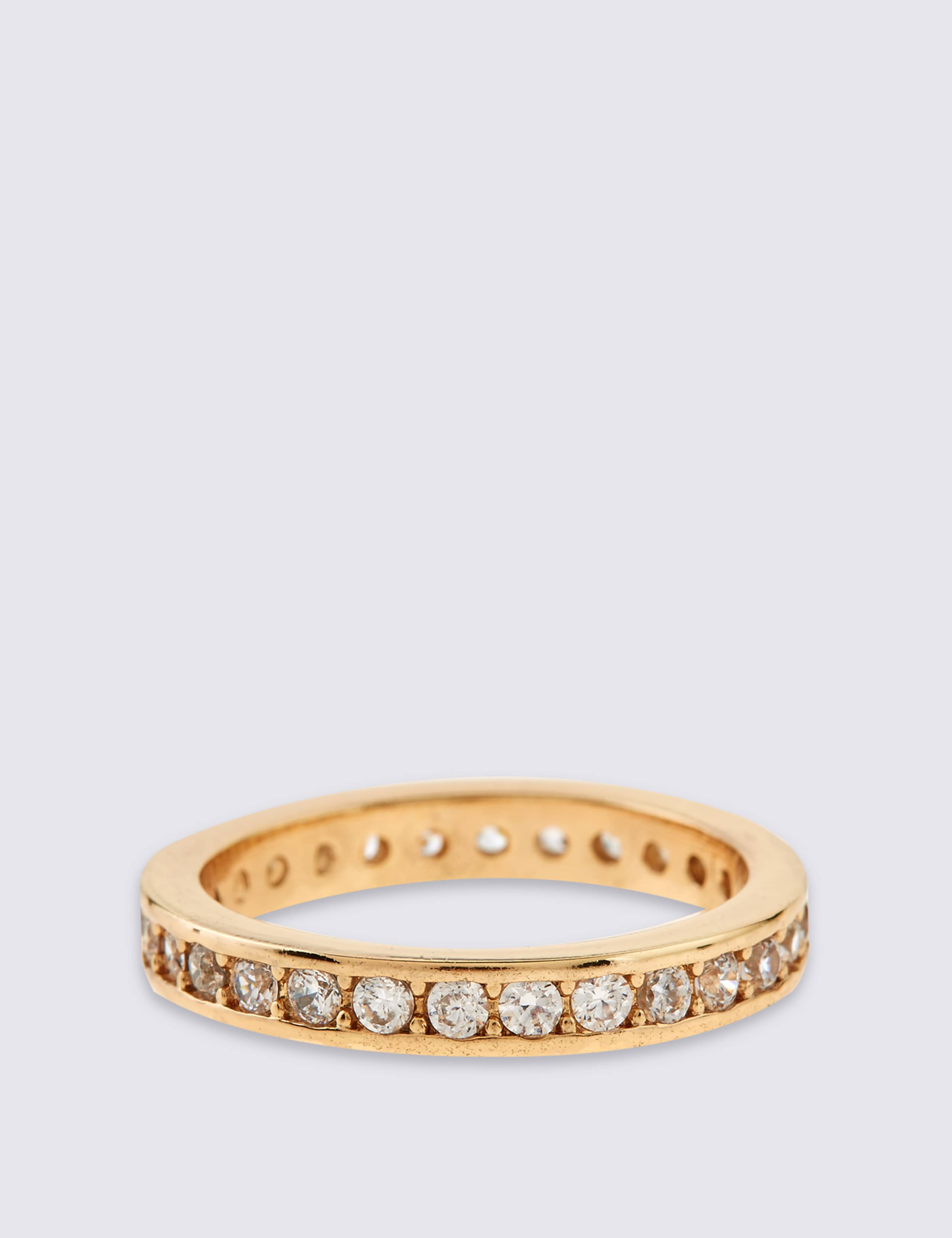 Gold Plated Shimmer Band Ring 1 of 3