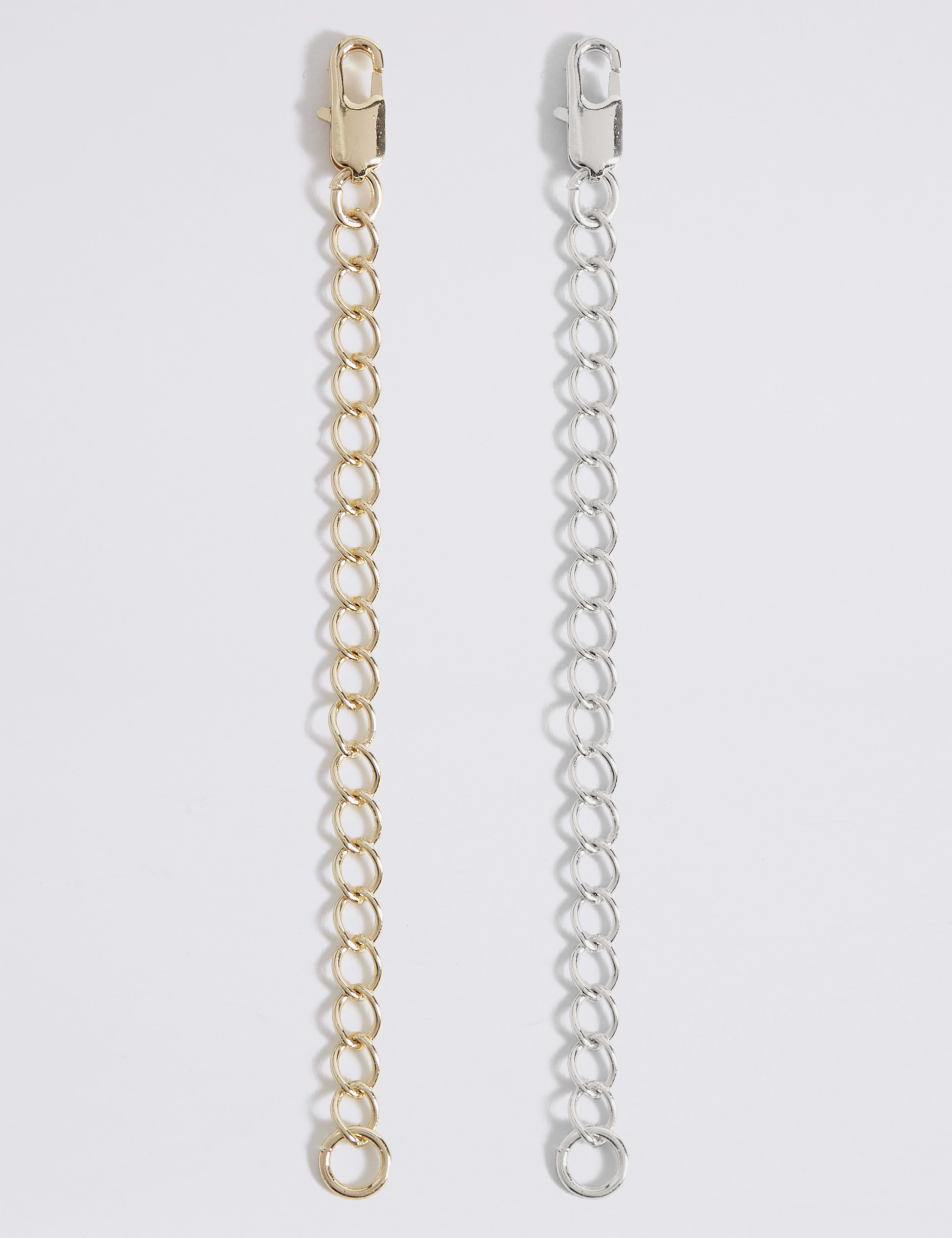 Gold & Silver Plated Necklace Extenders 2 of 2