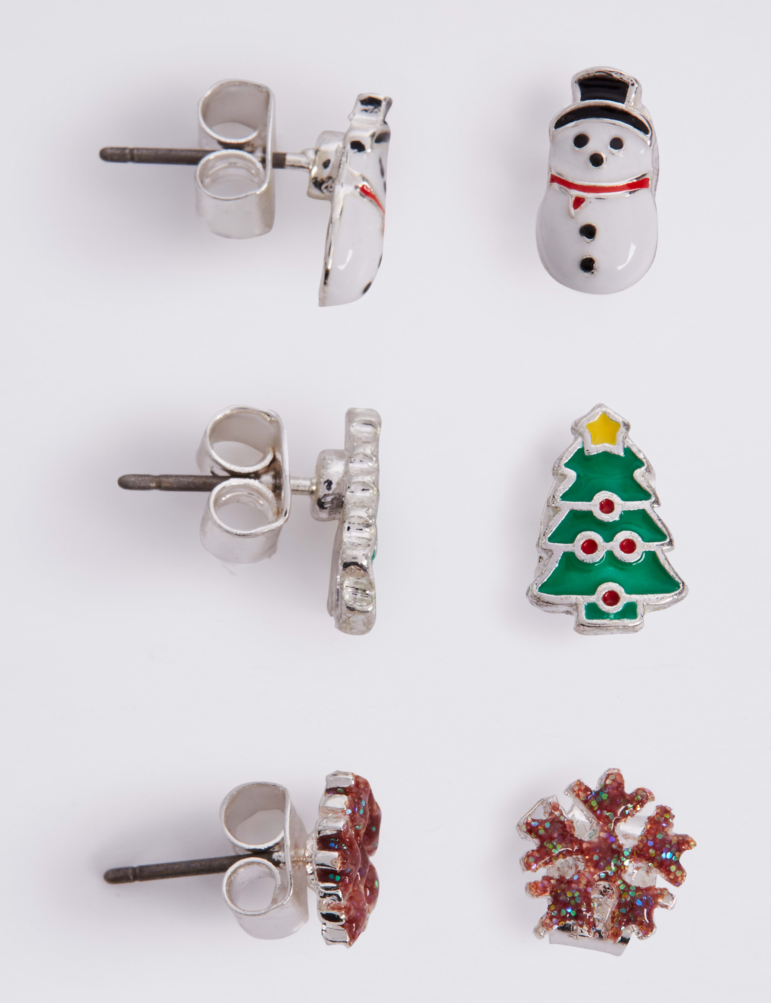 Christmas Multi Stud Earring 2 of 3