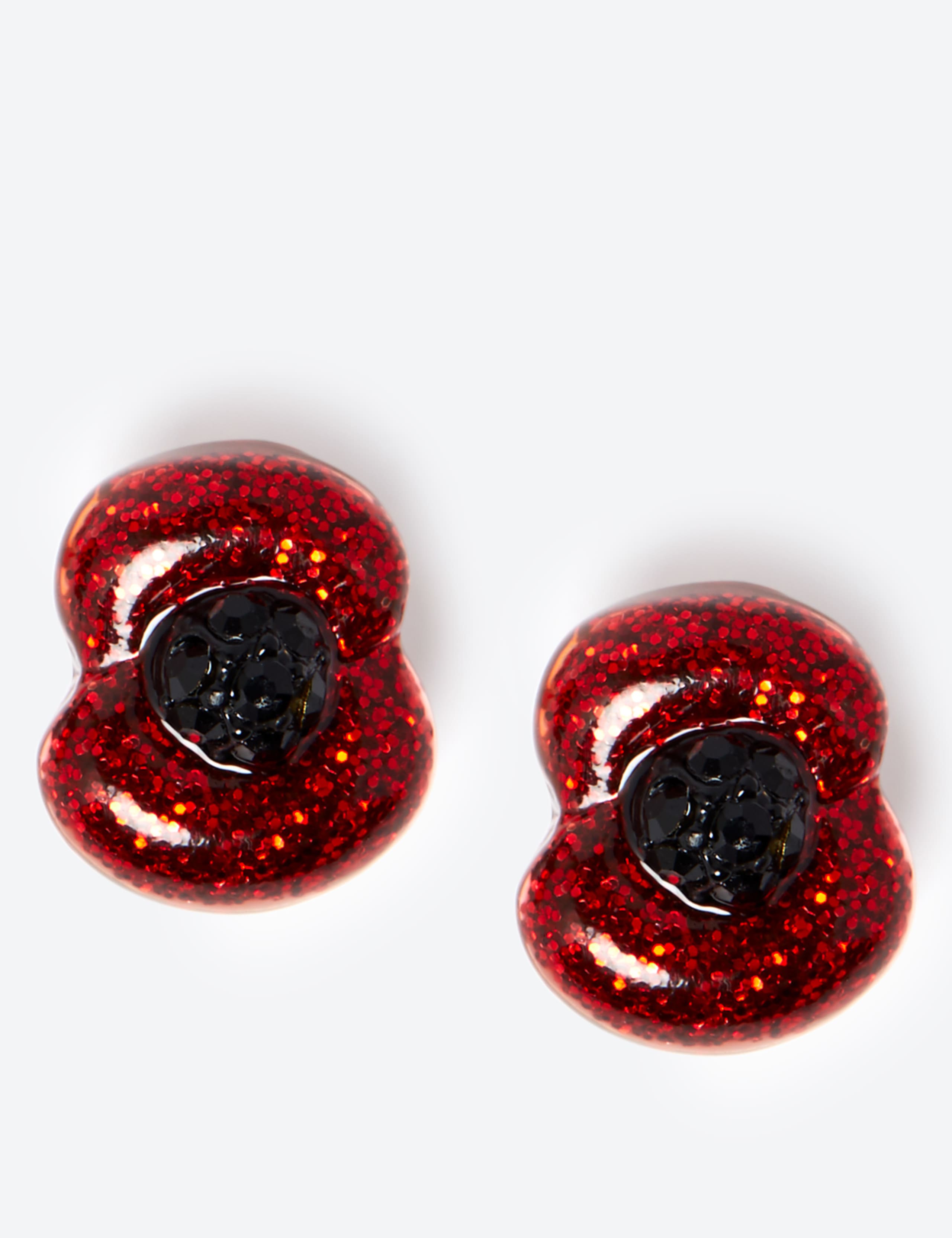 The Poppy Collection® Glitter Poppy Stud Earrings 1 of 1