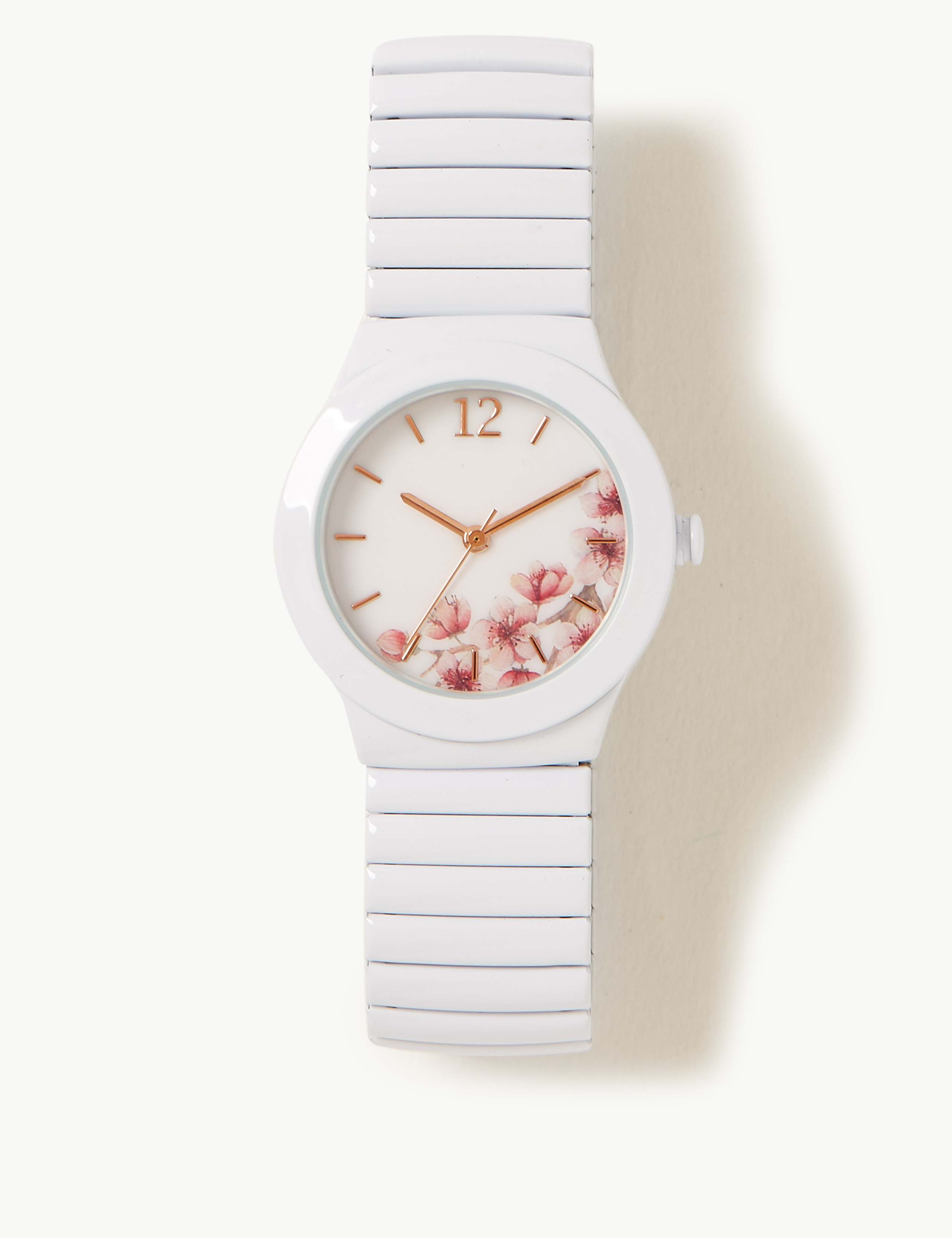 Floral Round Face Expander Watch 1 of 3