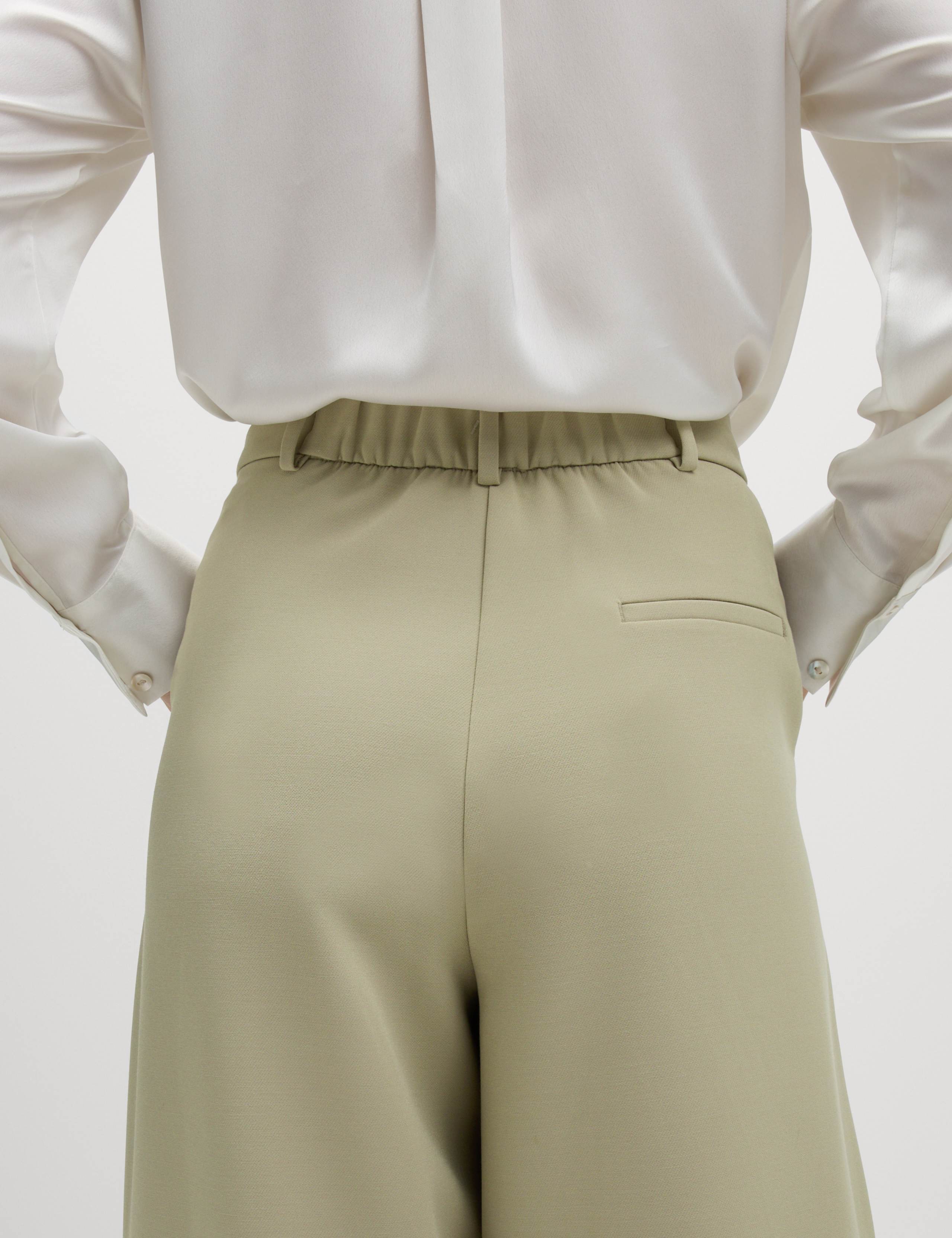 Tailored Pleat Front Barrel Leg Trousers 5 of 7
