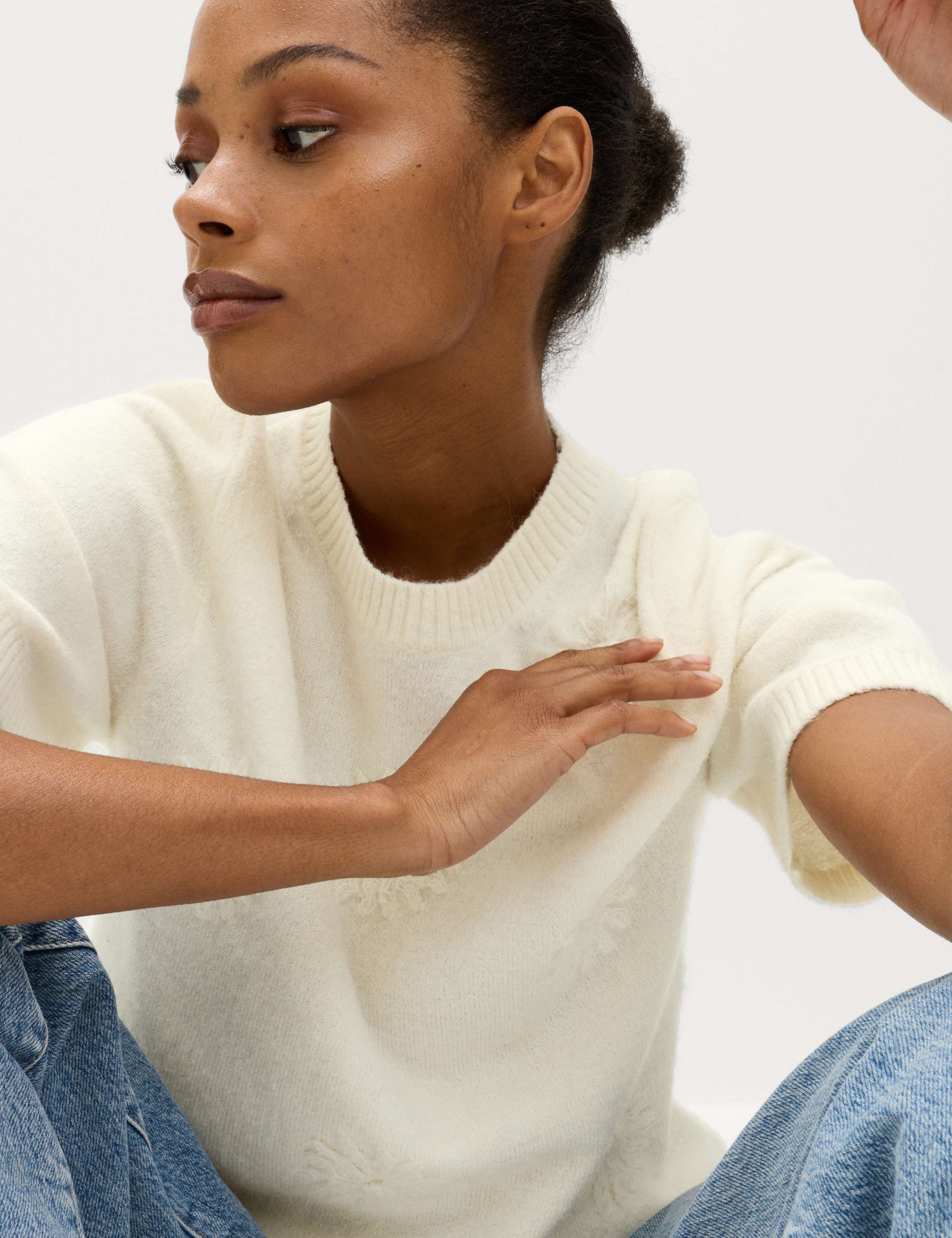 Flower Knitted Top With Wool 6 of 6