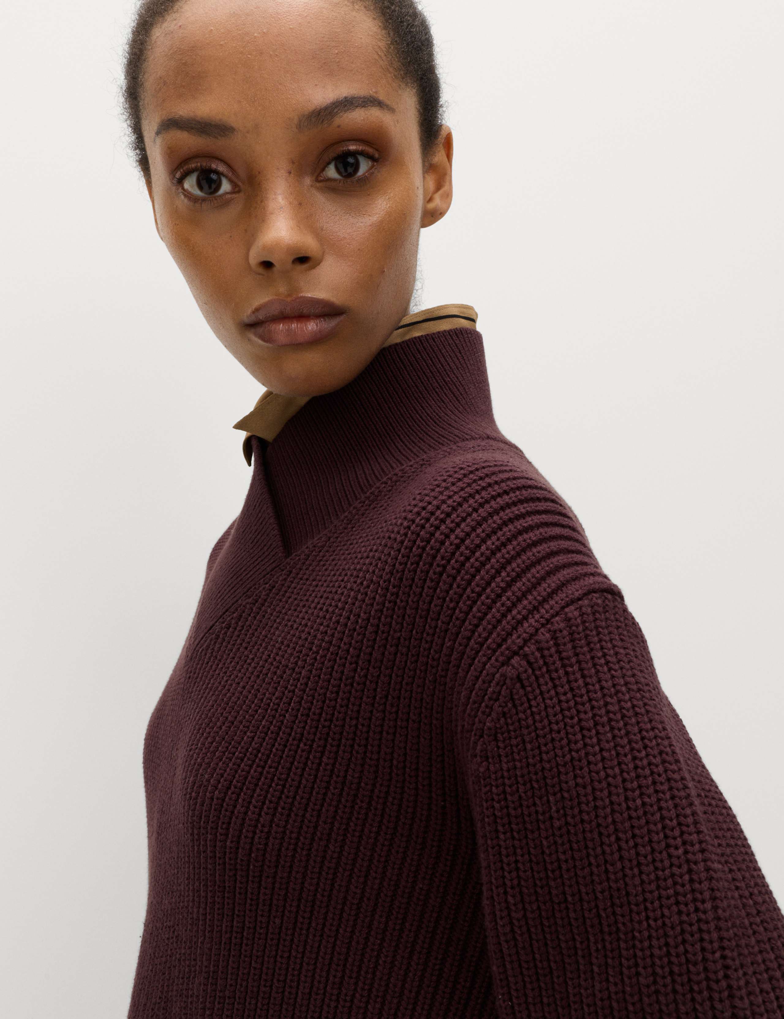 Cotton Rich Ribbed Longline Jumper 5 of 6