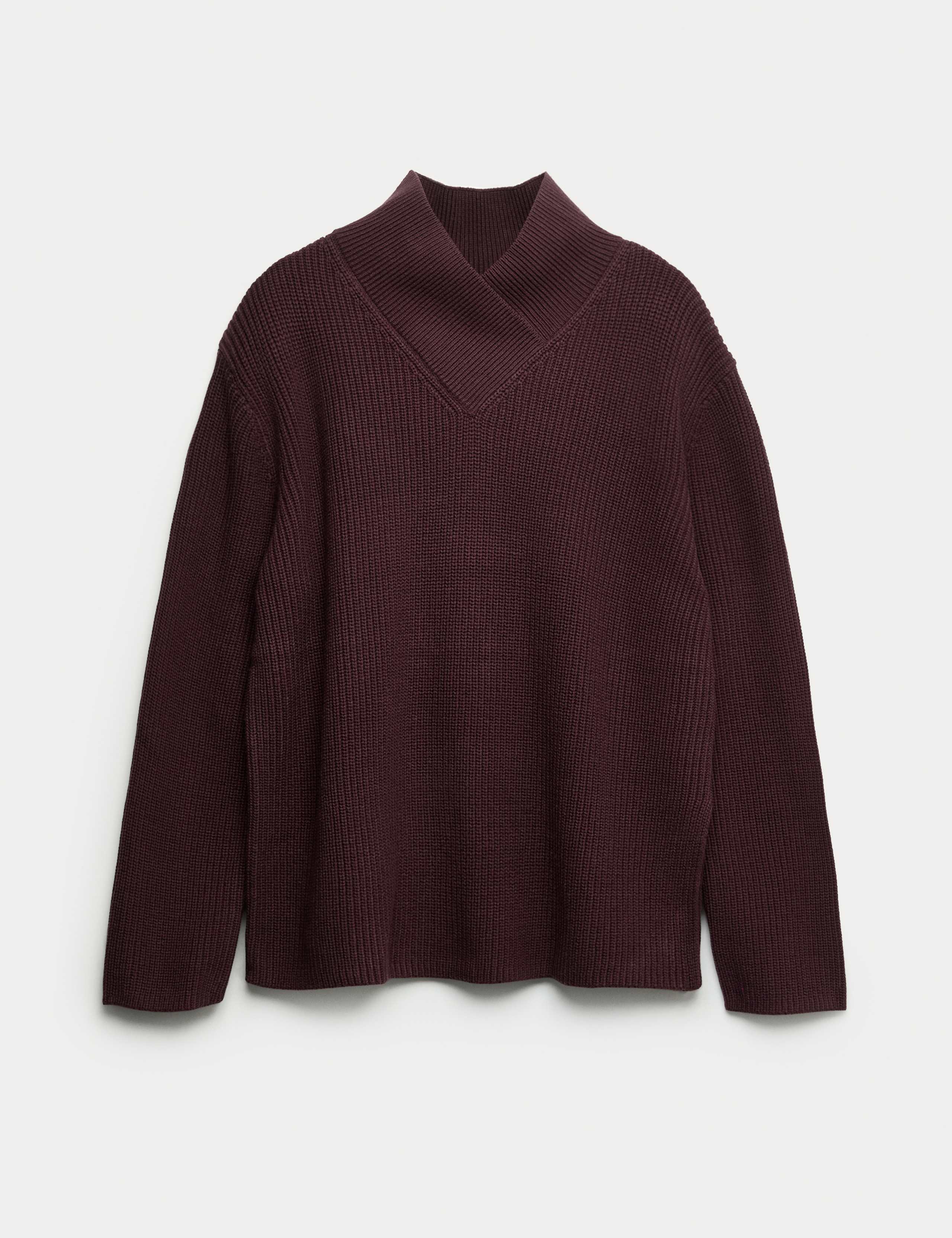 Cotton Rich Ribbed Longline Jumper 2 of 6