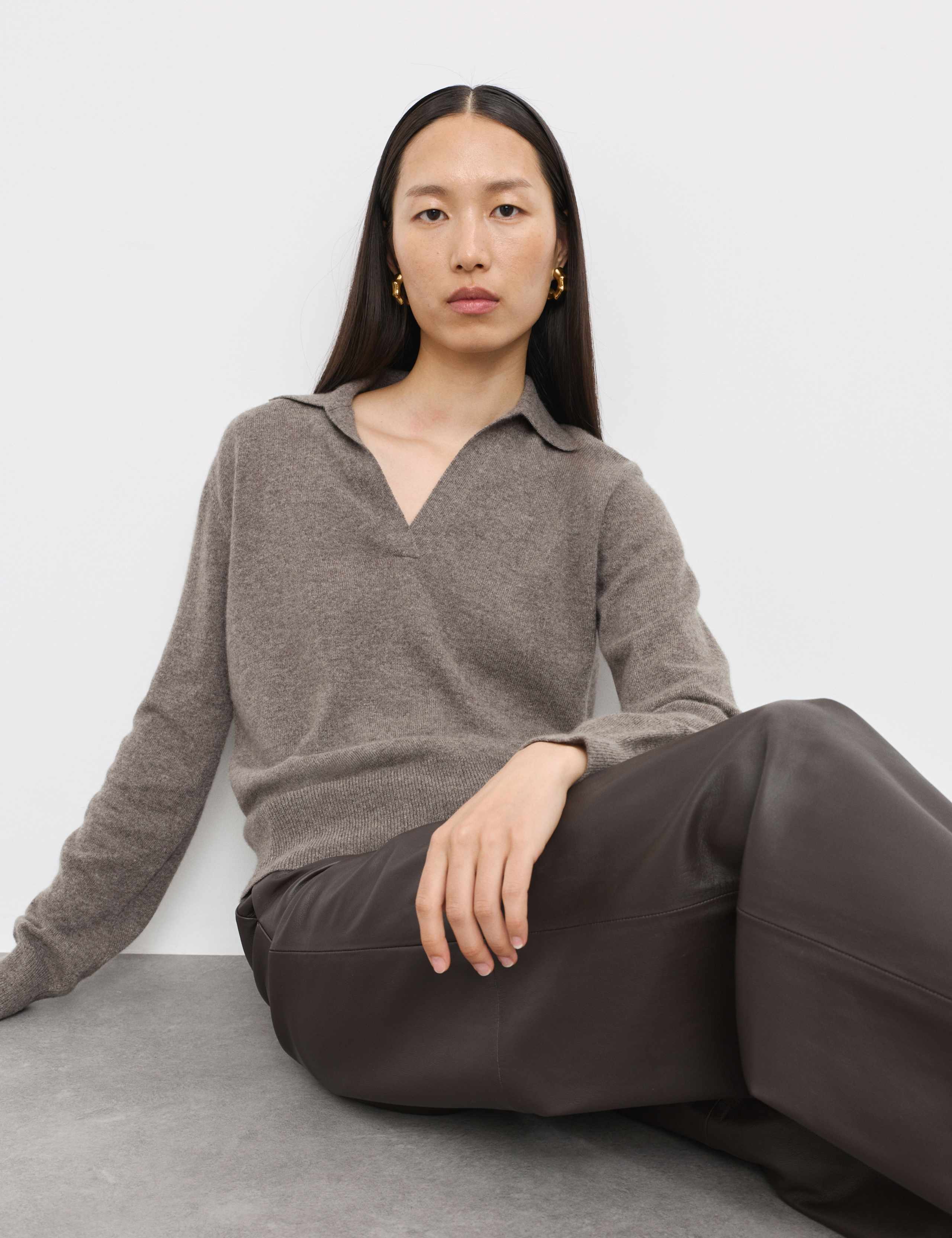 Pure Cashmere Relaxed Fit Knitted Top 6 of 6