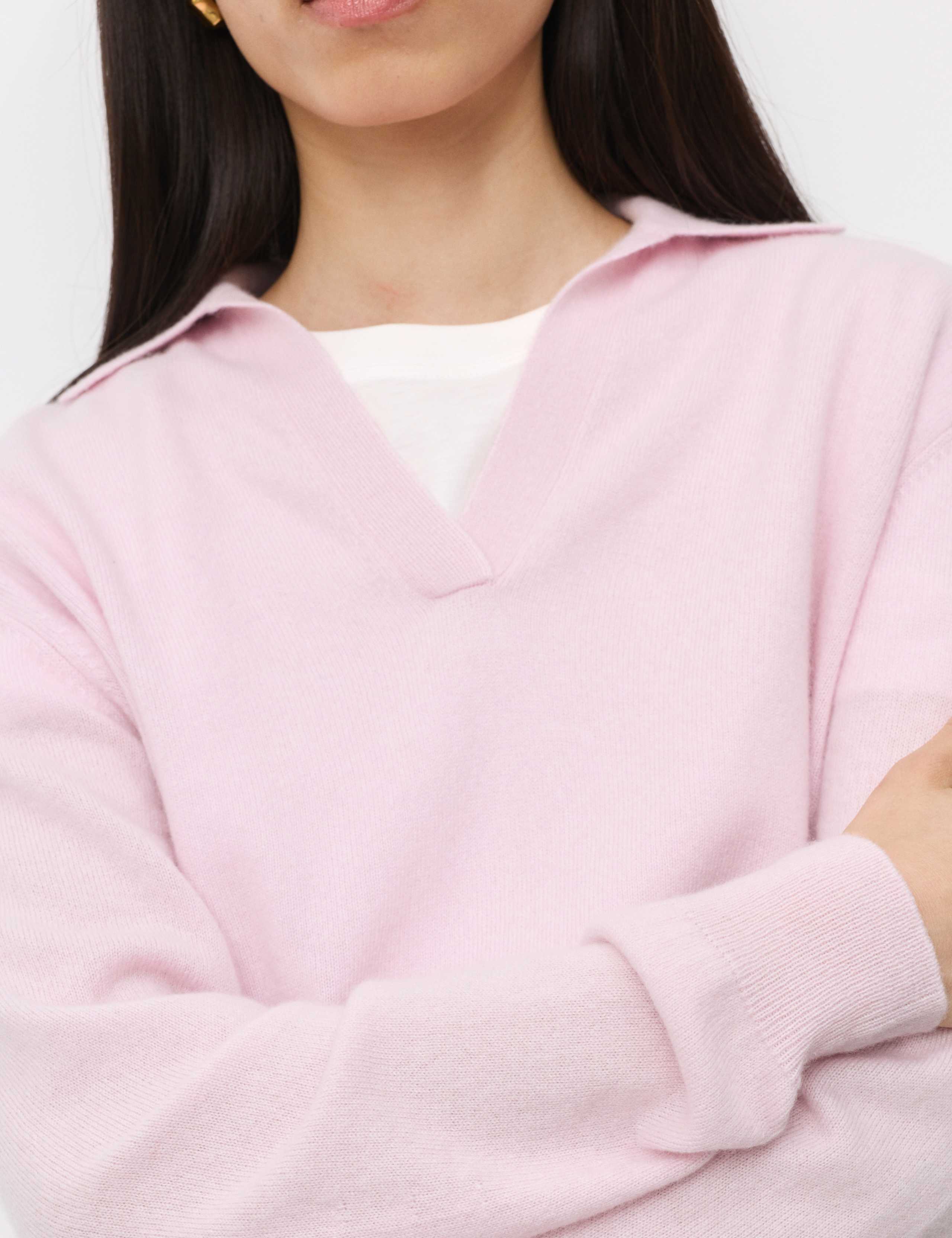 Pure Cashmere Relaxed Fit Knitted Top 6 of 6