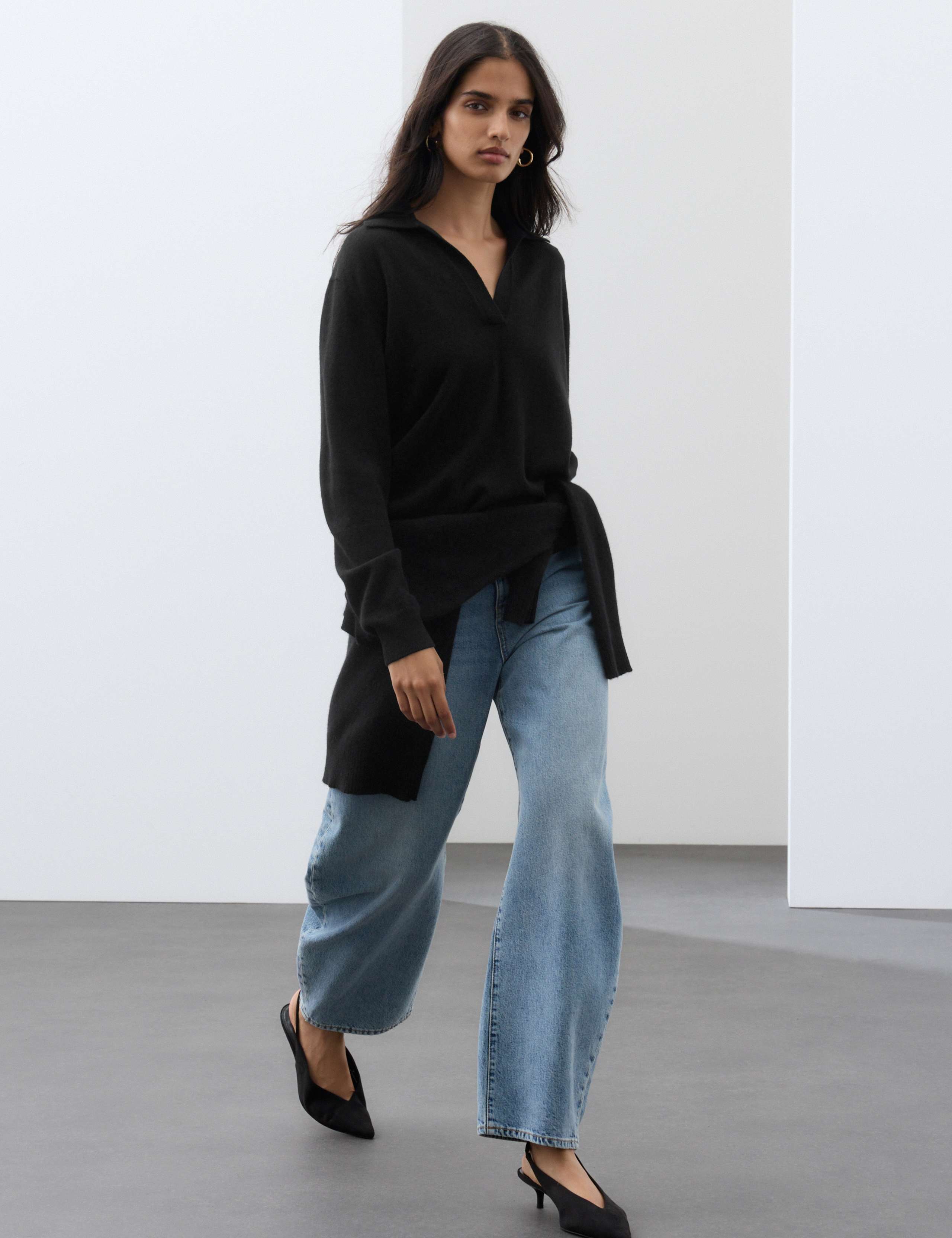 Pure Cashmere Relaxed Fit Knitted Top 4 of 7