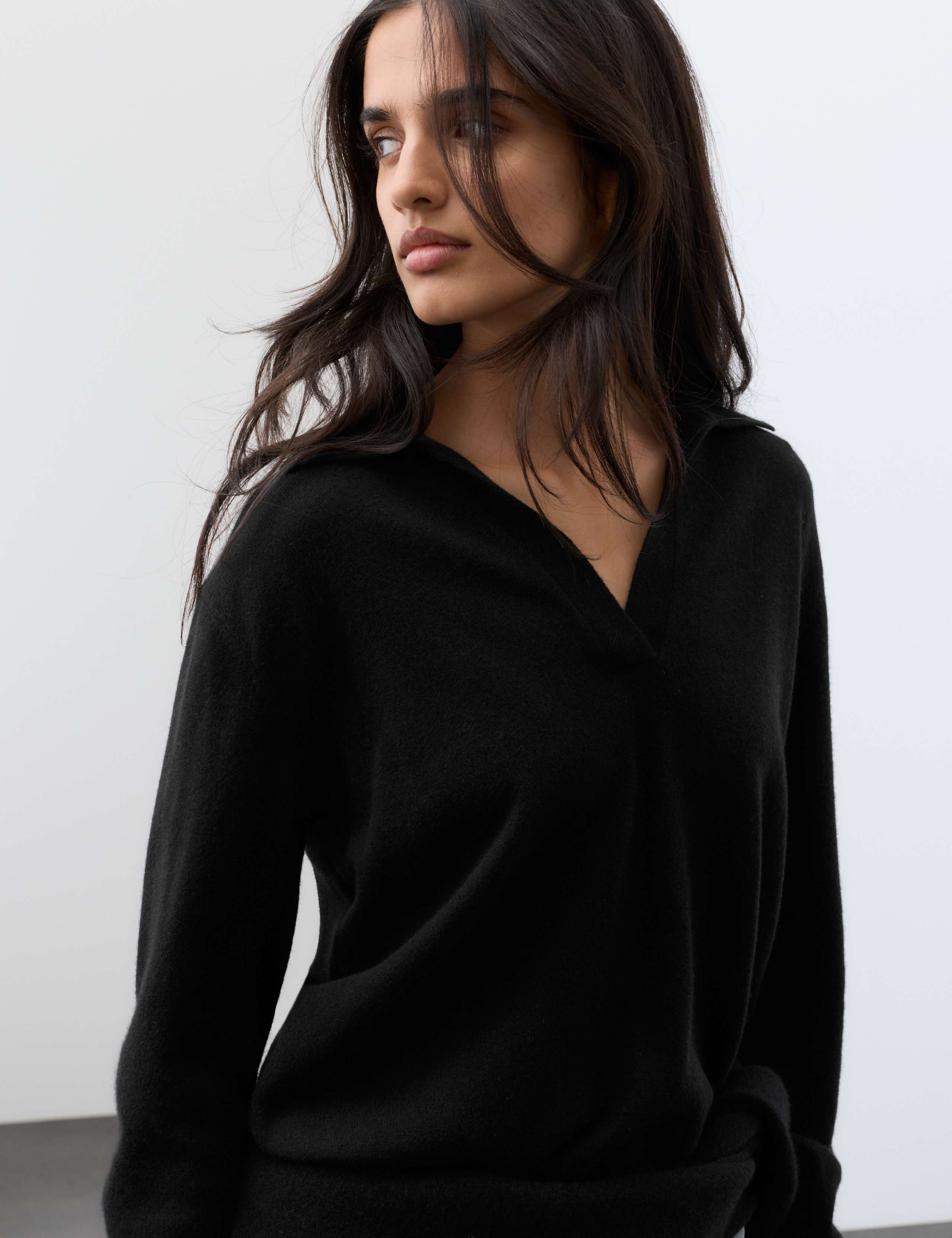 Pure Cashmere Relaxed Fit Knitted Top 5 of 7