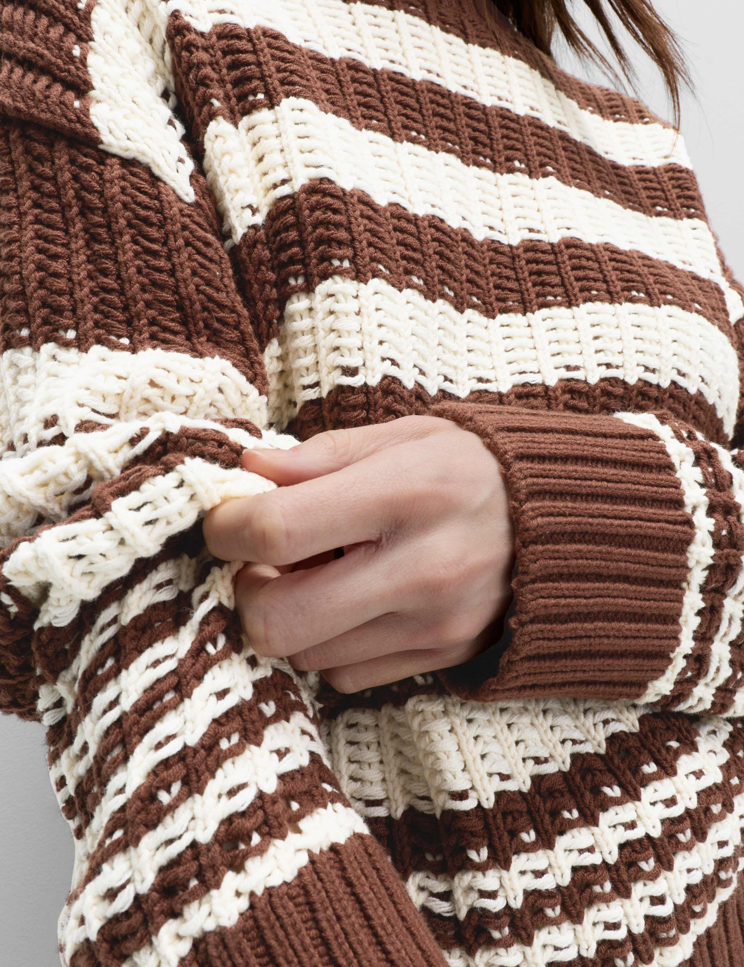 Cotton Rich Striped Relaxed Jumper 4 of 6