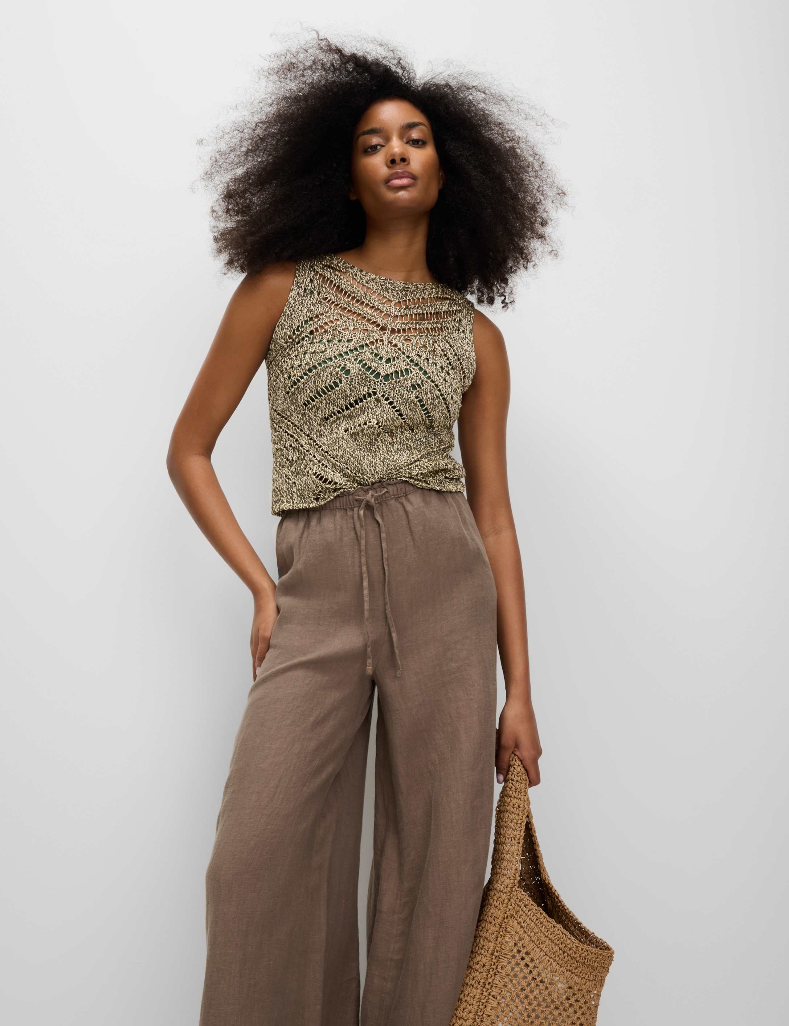 Metallic Vest With Cotton 3 of 6
