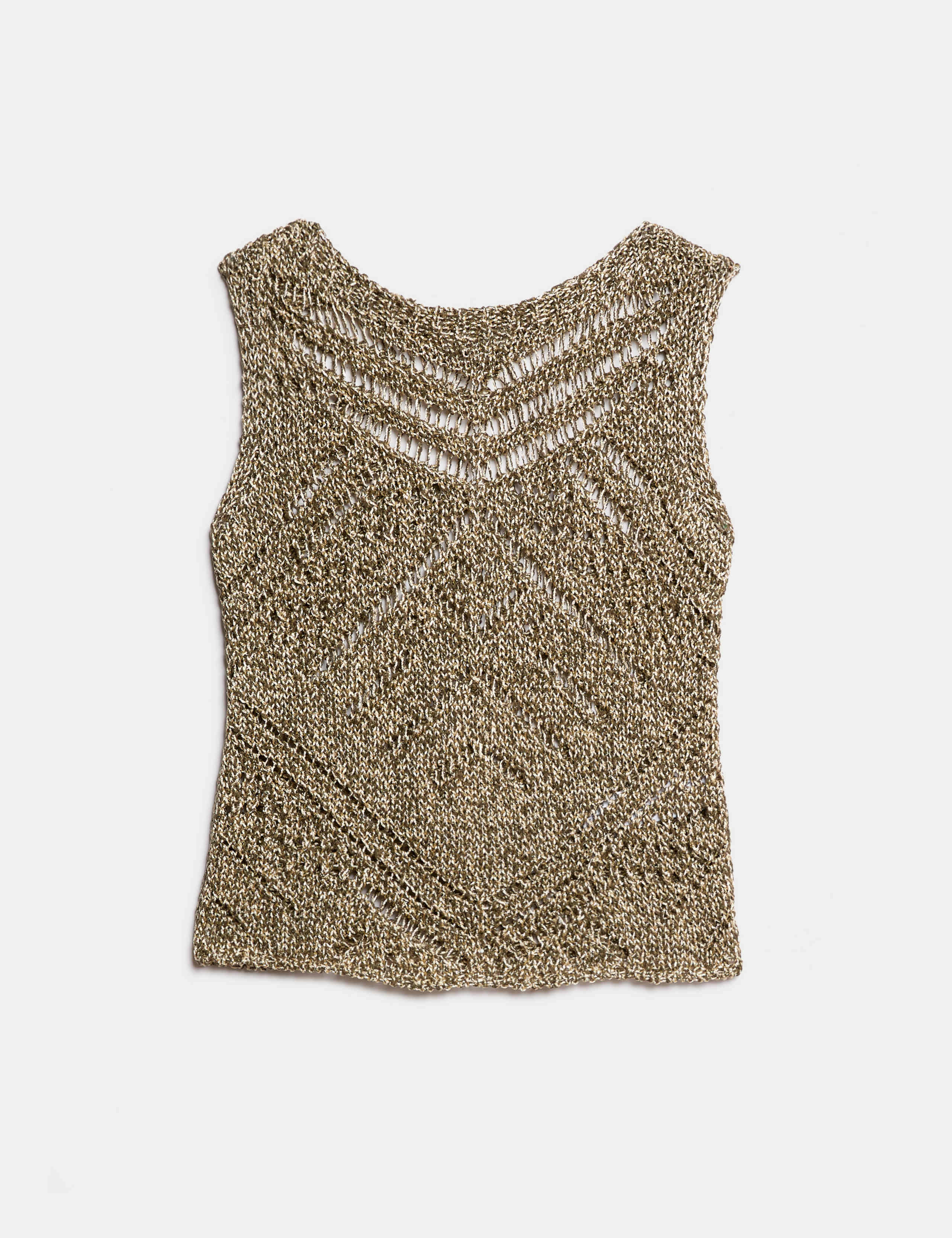 Metallic Vest With Cotton 2 of 6