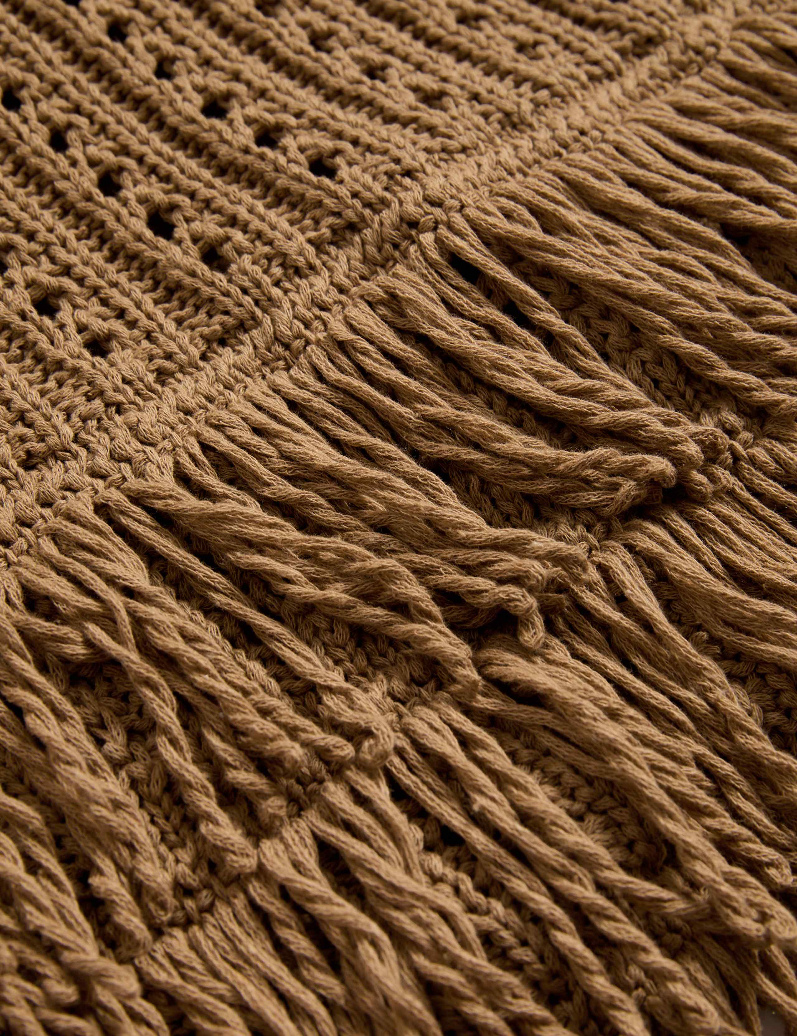 Cotton-Blend Textured Fringe Jumper 6 of 6