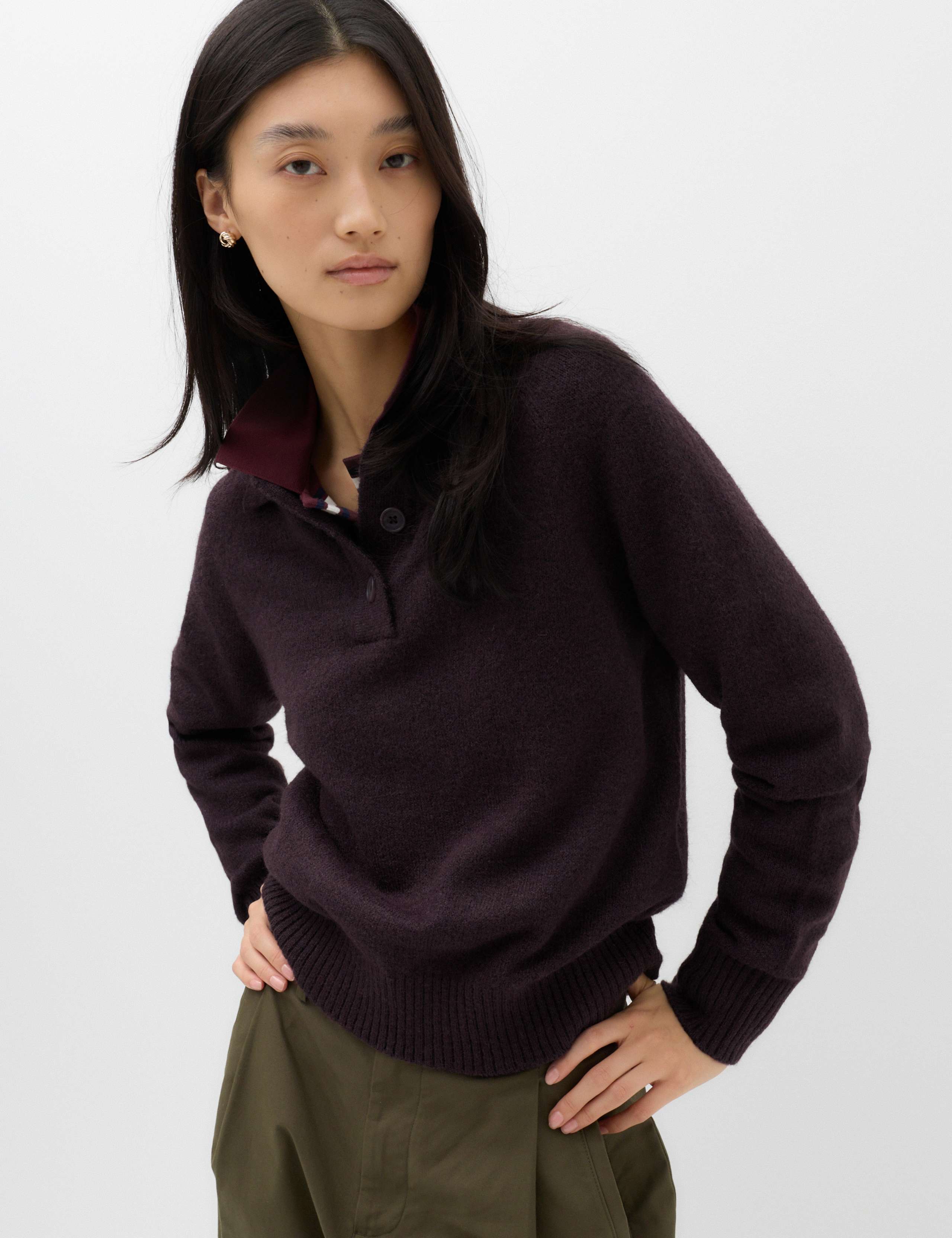 Collared Knitted Polo Jumper 5 of 6
