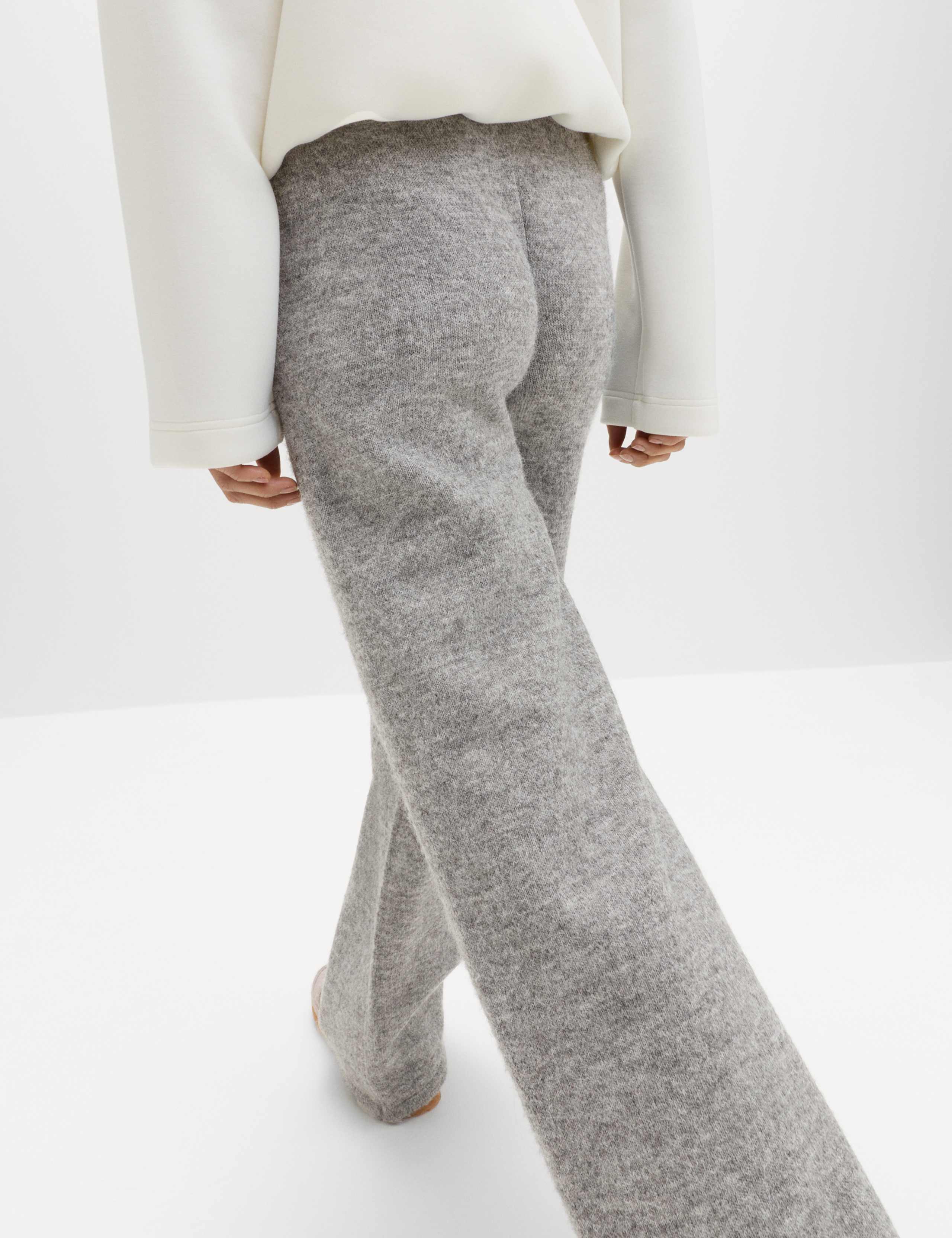 Wide Leg Knitted Trousers 5 of 6