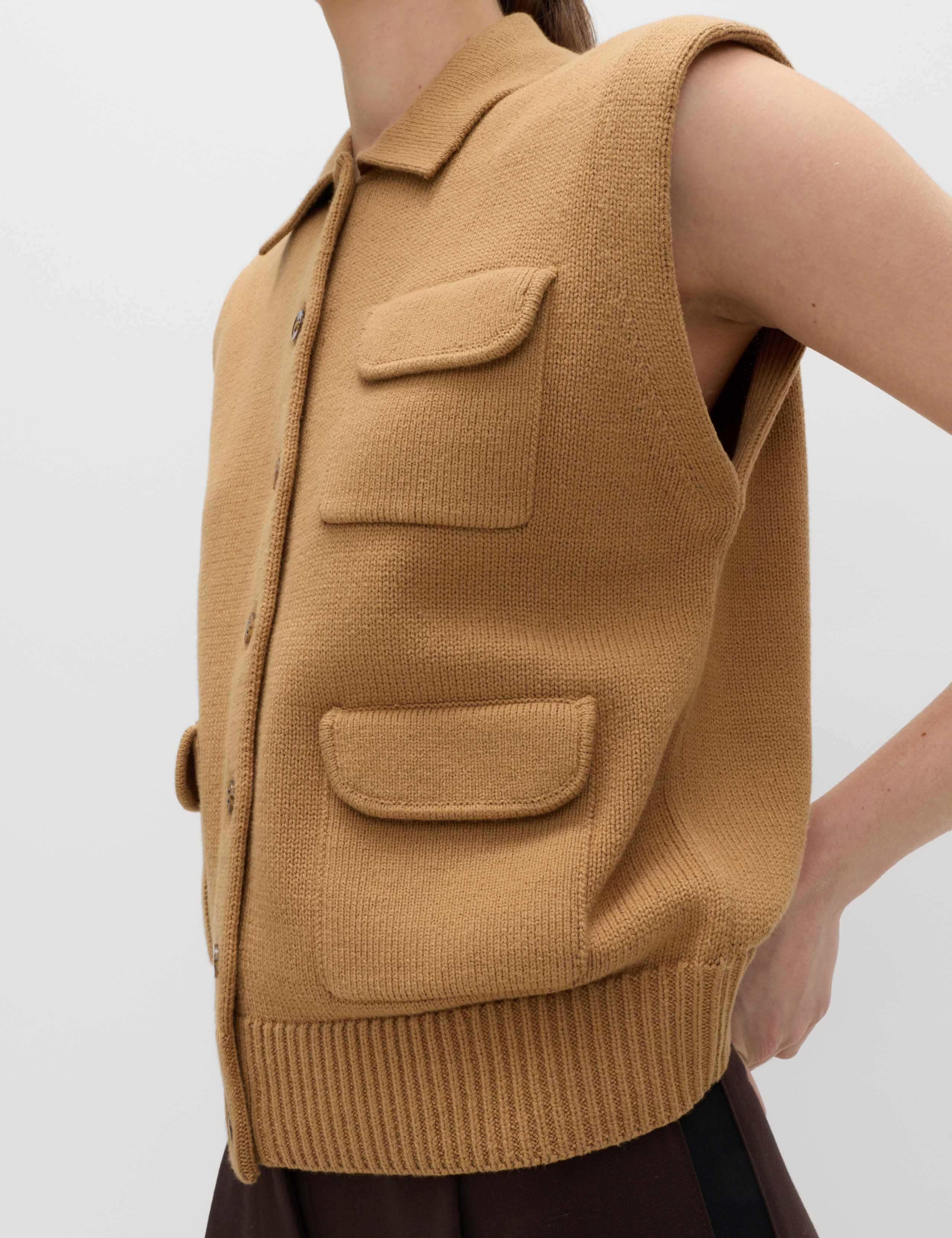 Cotton Rich Pocket Knitted Waistcoat 3 of 6