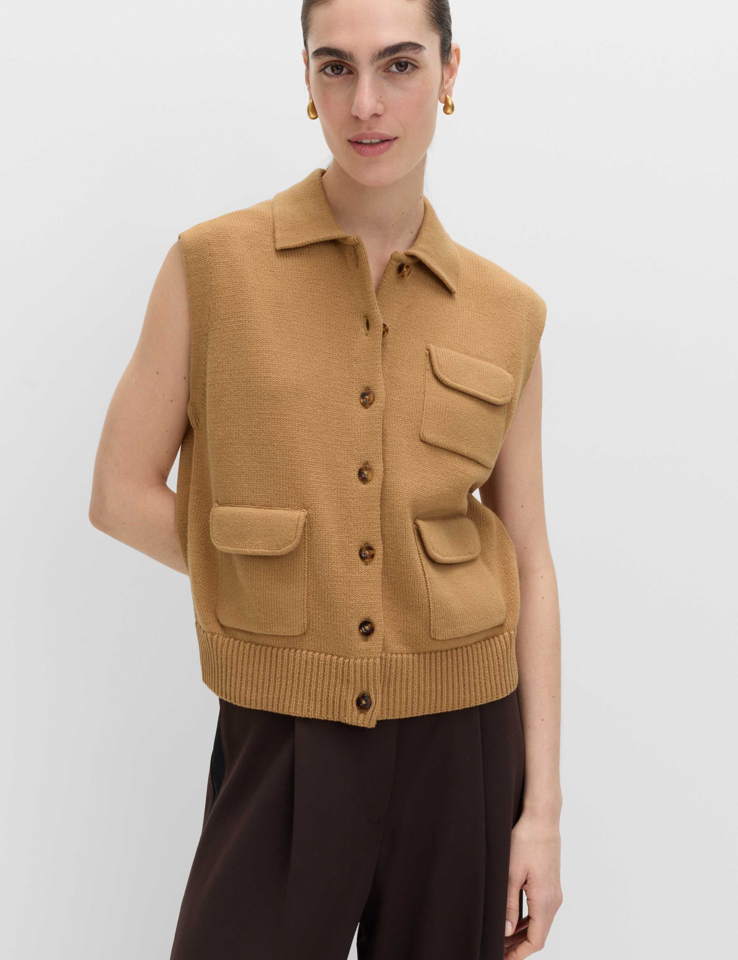 Cotton Rich Pocket Knitted Waistcoat 4 of 6