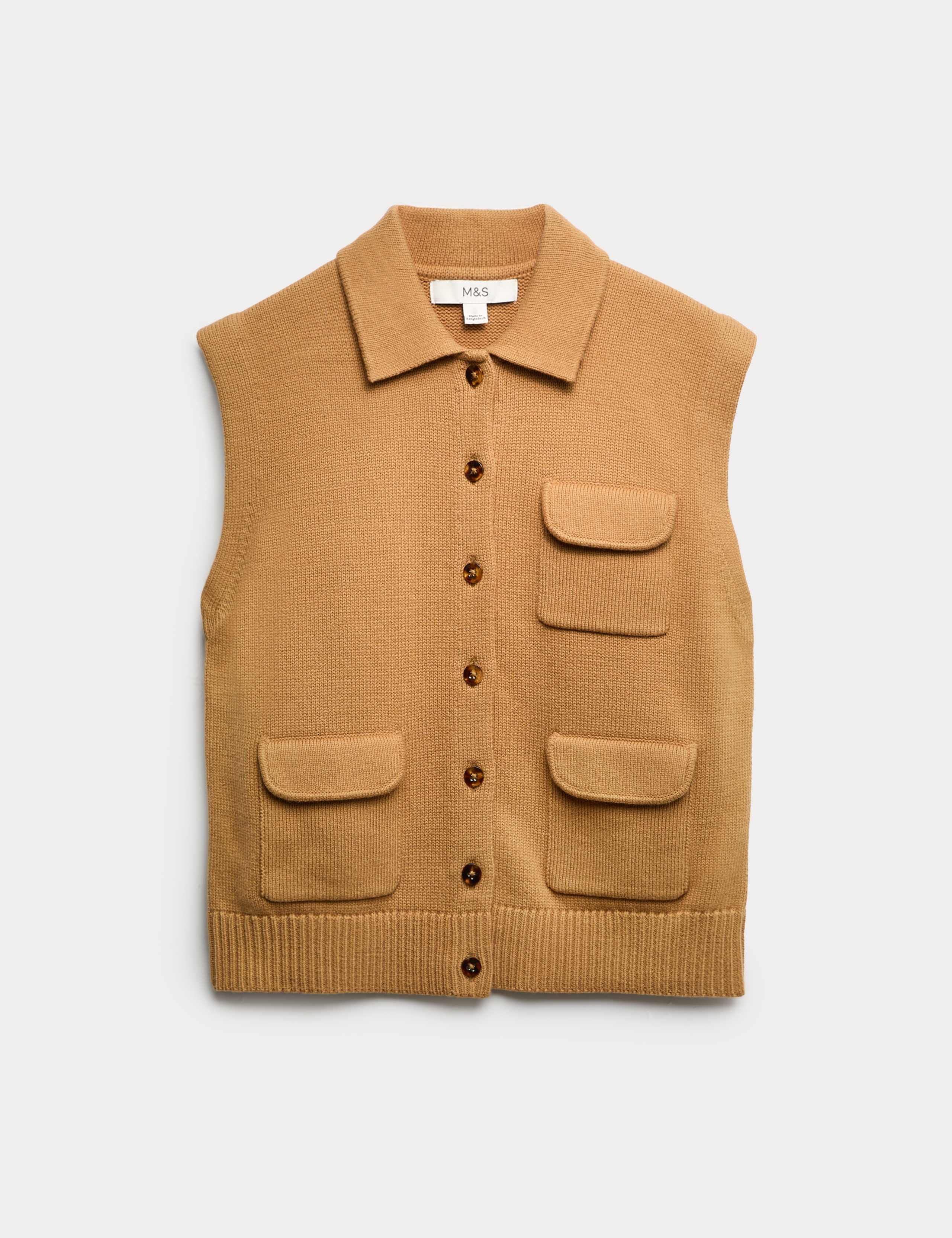 Cotton Rich Pocket Knitted Waistcoat 2 of 6