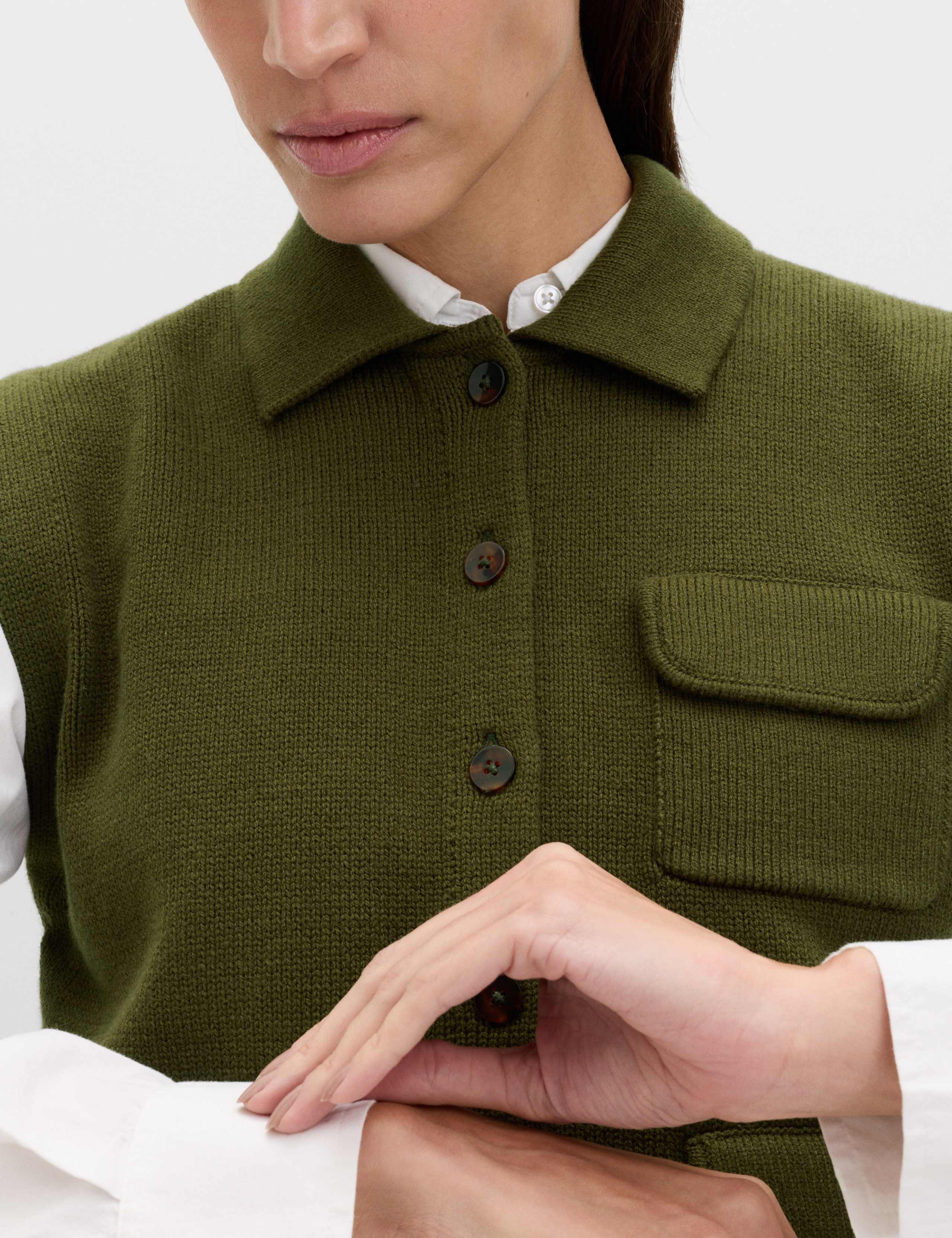 Cotton Rich Pocket Knitted Waistcoat 3 of 7