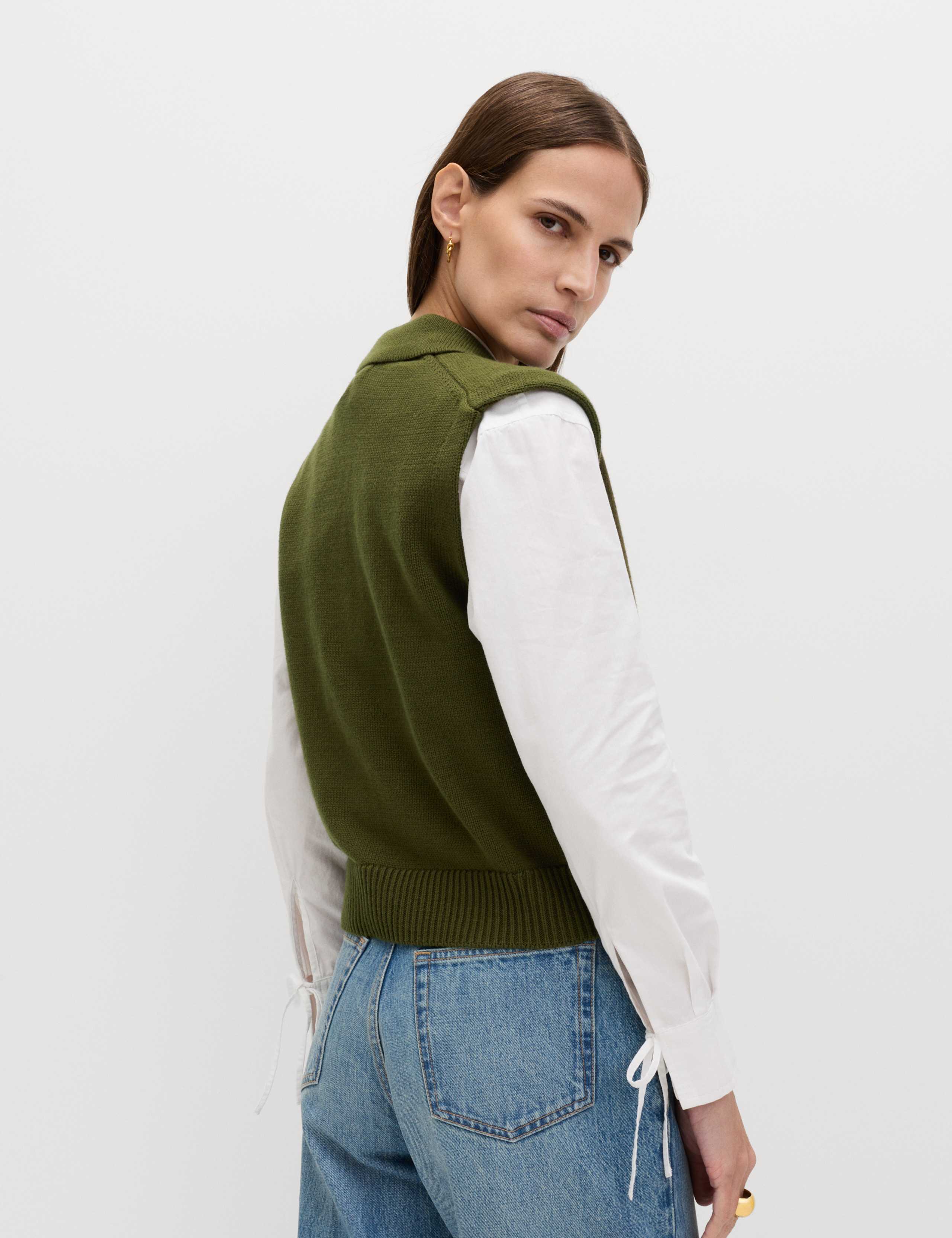 Cotton Rich Pocket Knitted Waistcoat 4 of 7