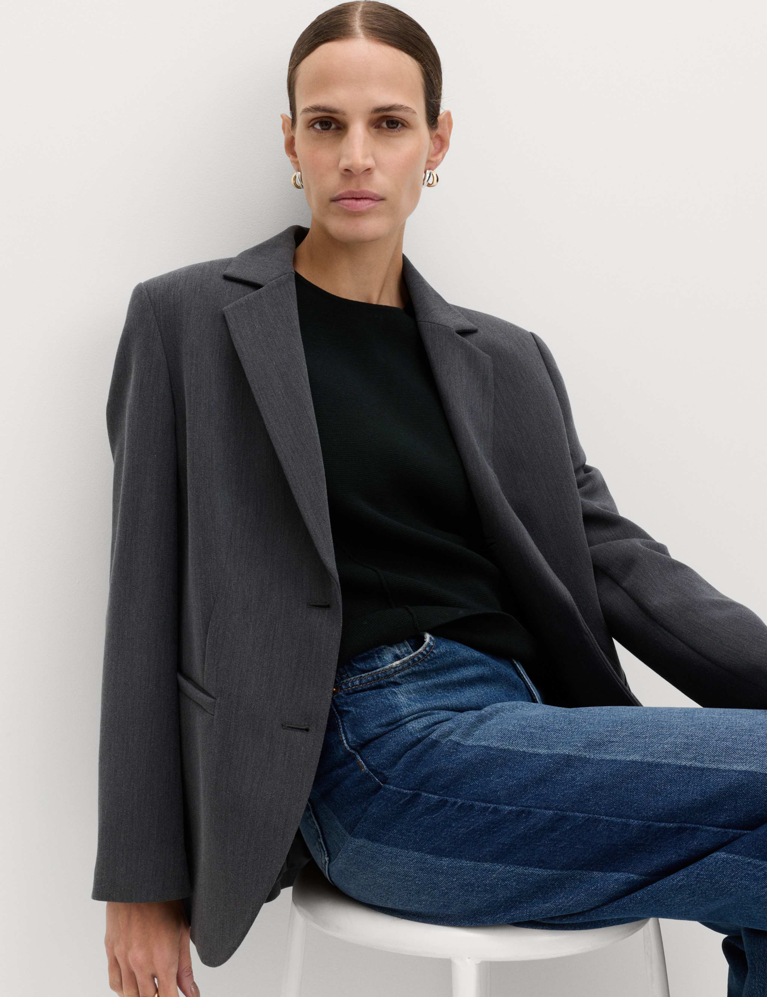 Textured Waisted Slim Fit Knitted Vest 6 of 7