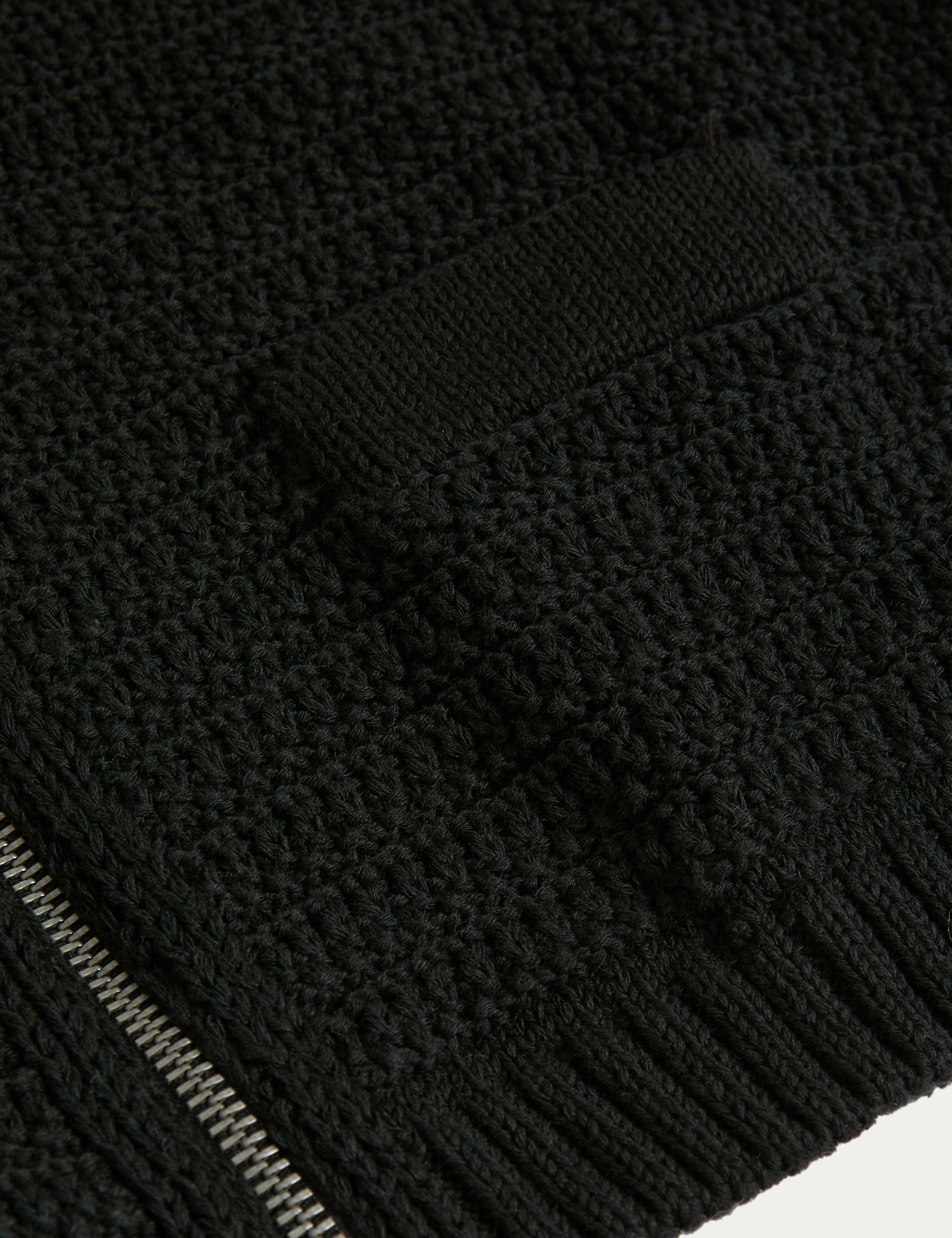 Cotton Rich Textured Knitted Jacket 6 of 6