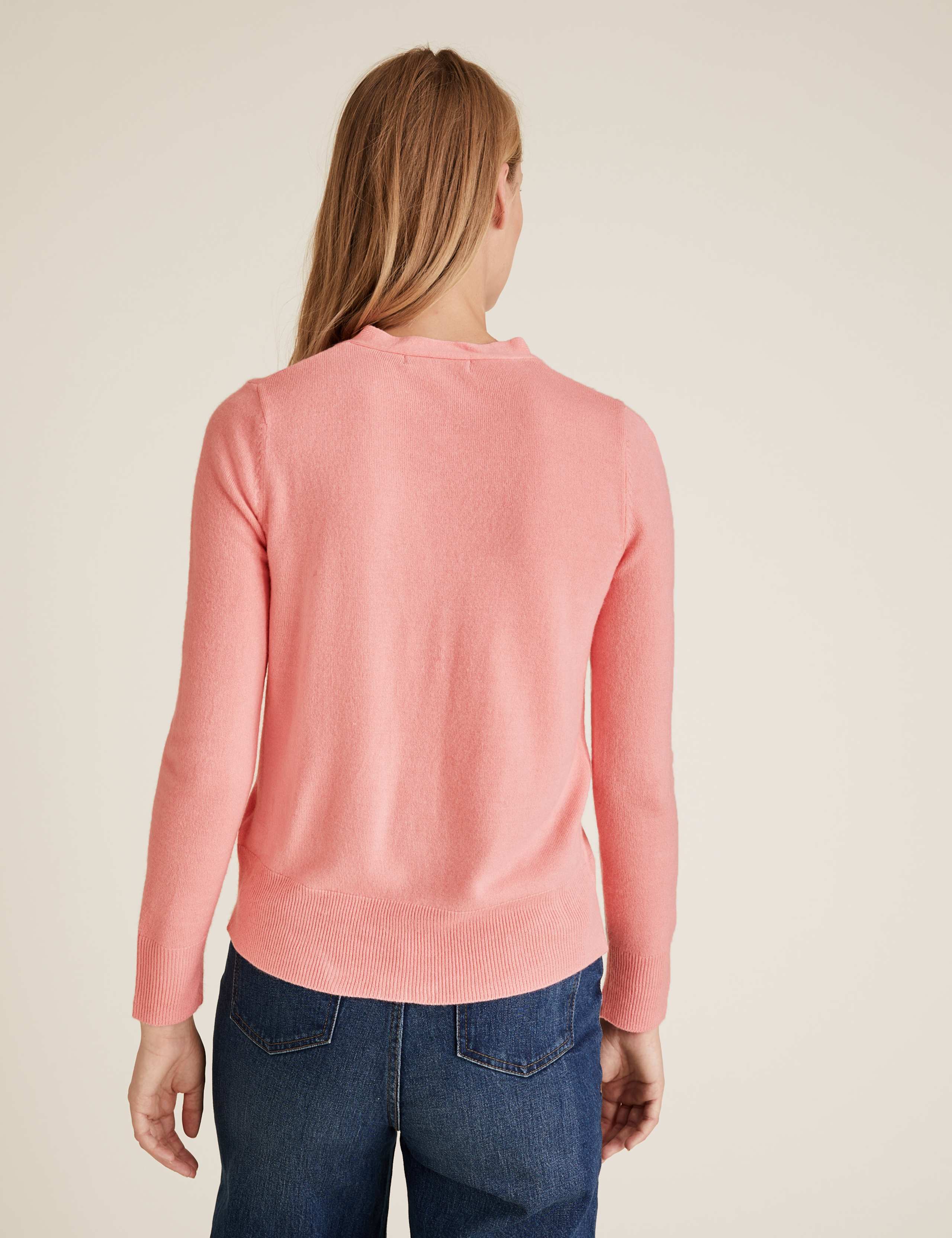 Supersoft V-Neck Button Front Cardigan 4 of 4