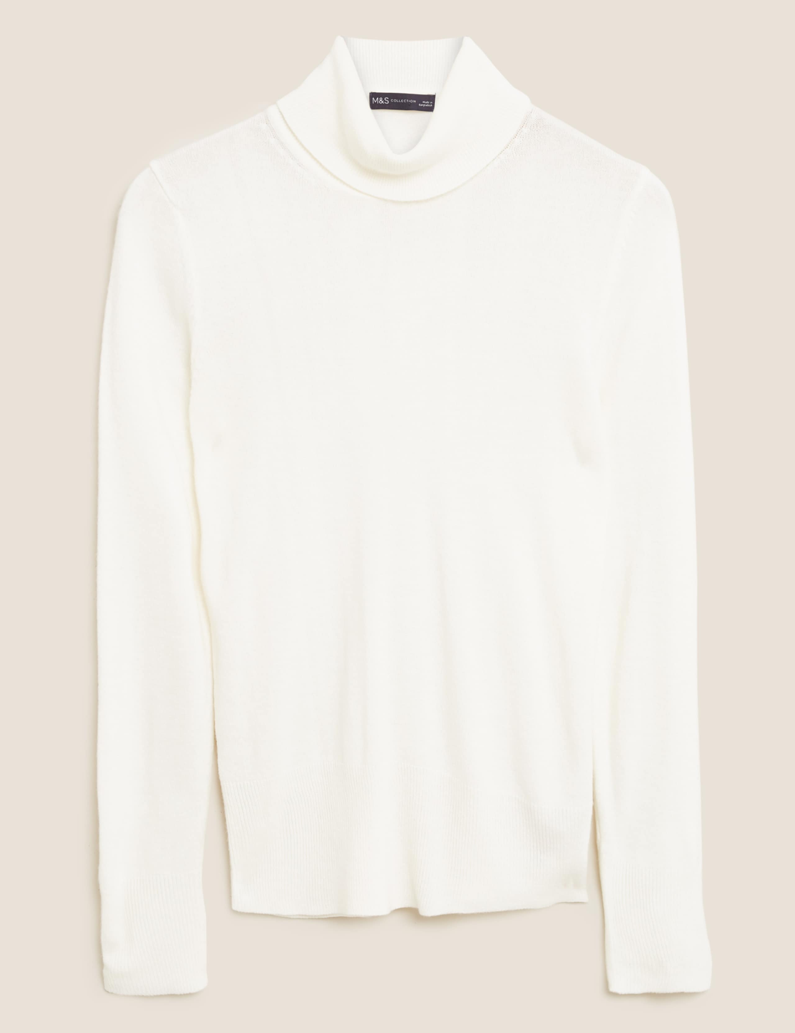Supersoft Textured Roll Neck Jumper 2 of 4