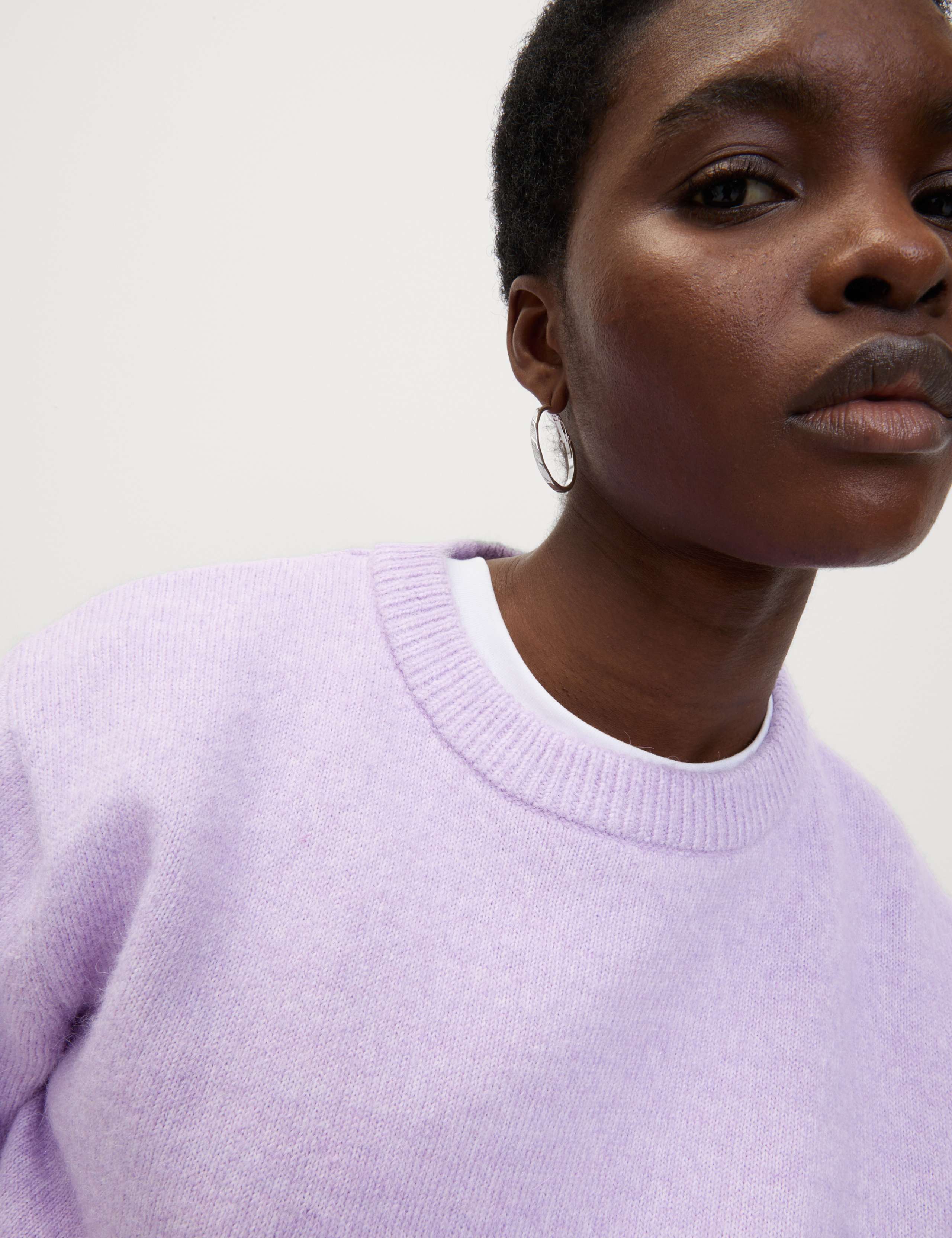 Textured Relaxed Jumper with Alpaca 4 of 6