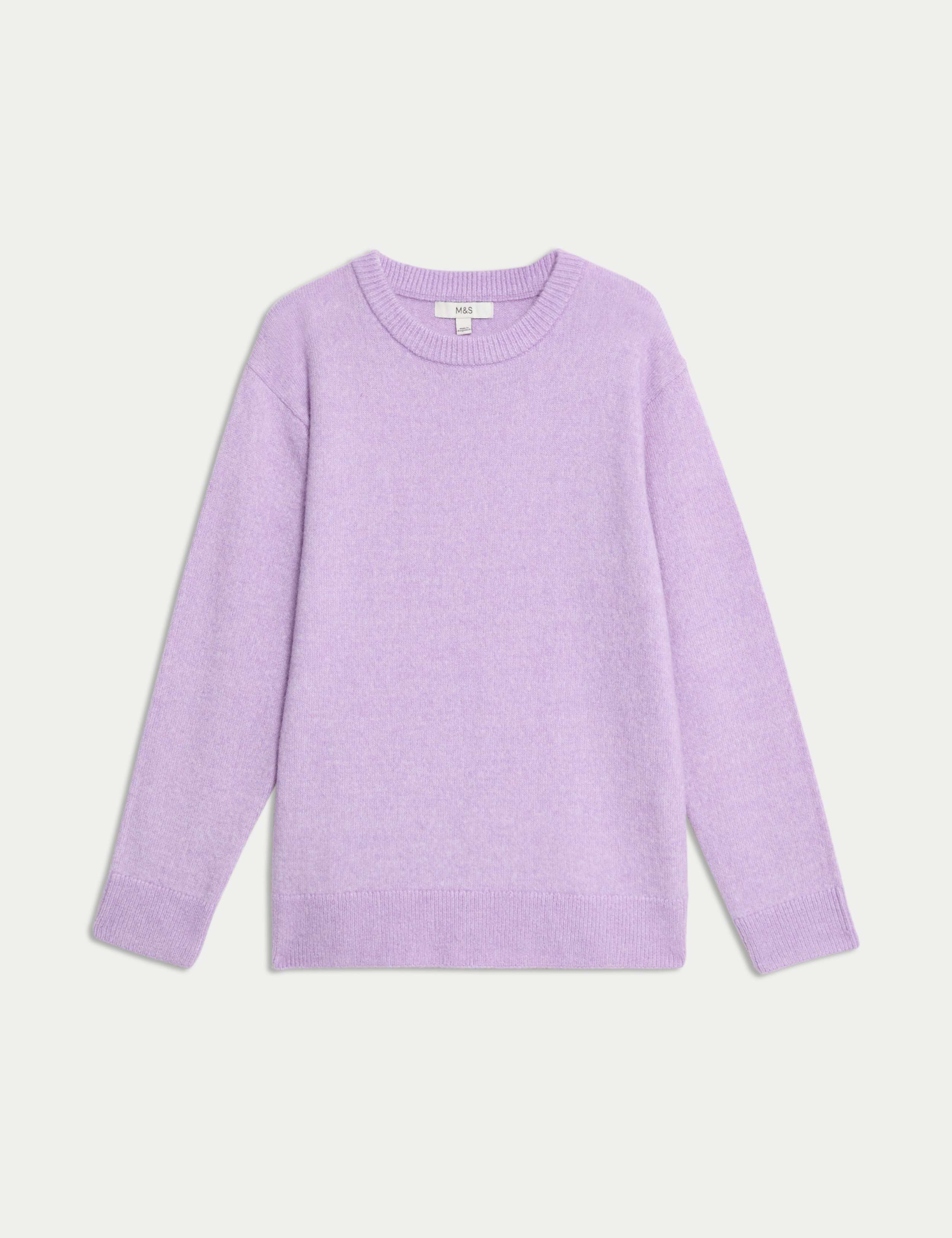 Textured Relaxed Jumper with Alpaca 2 of 6