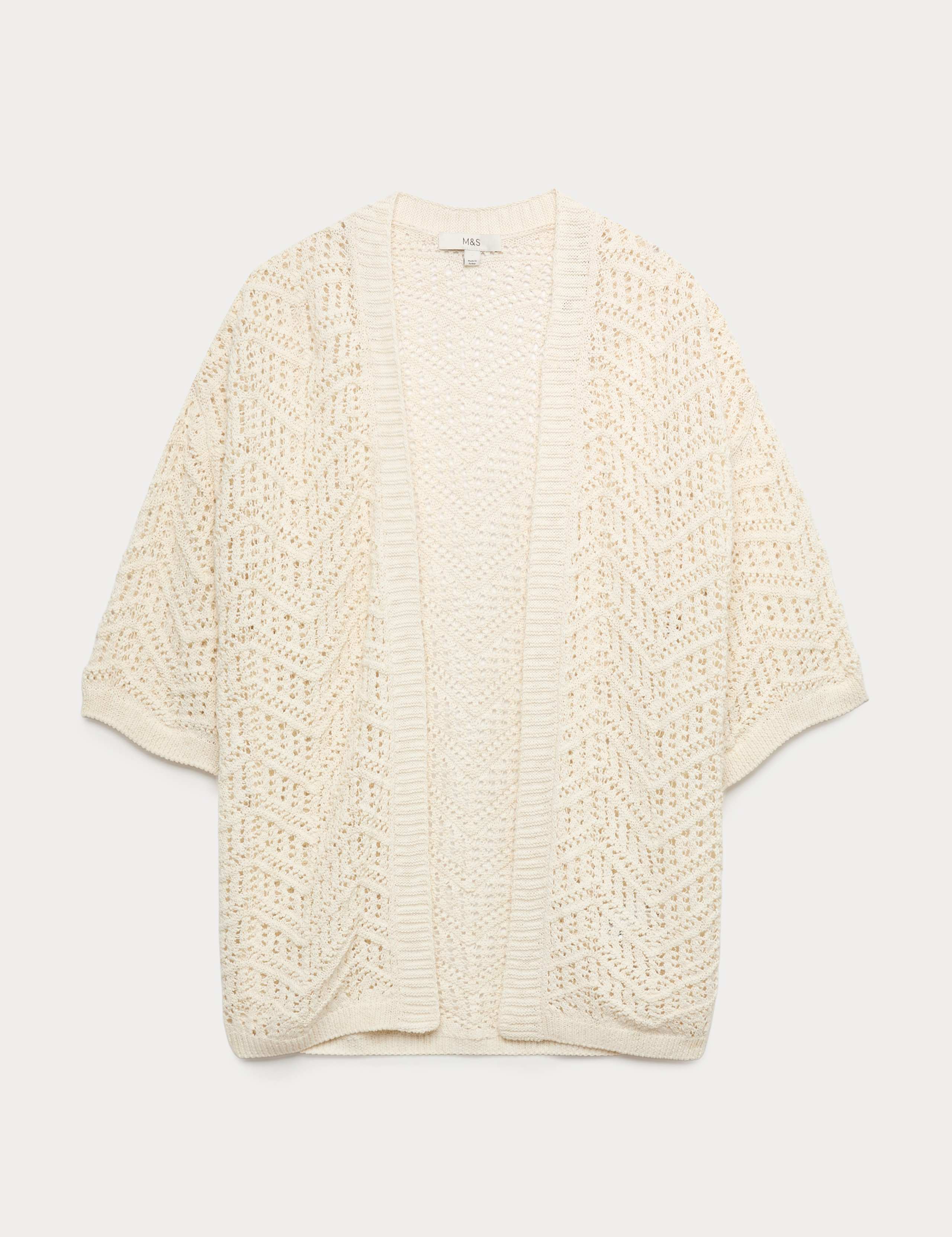 Textured Edge to Edge Longline Cardigan 2 of 6