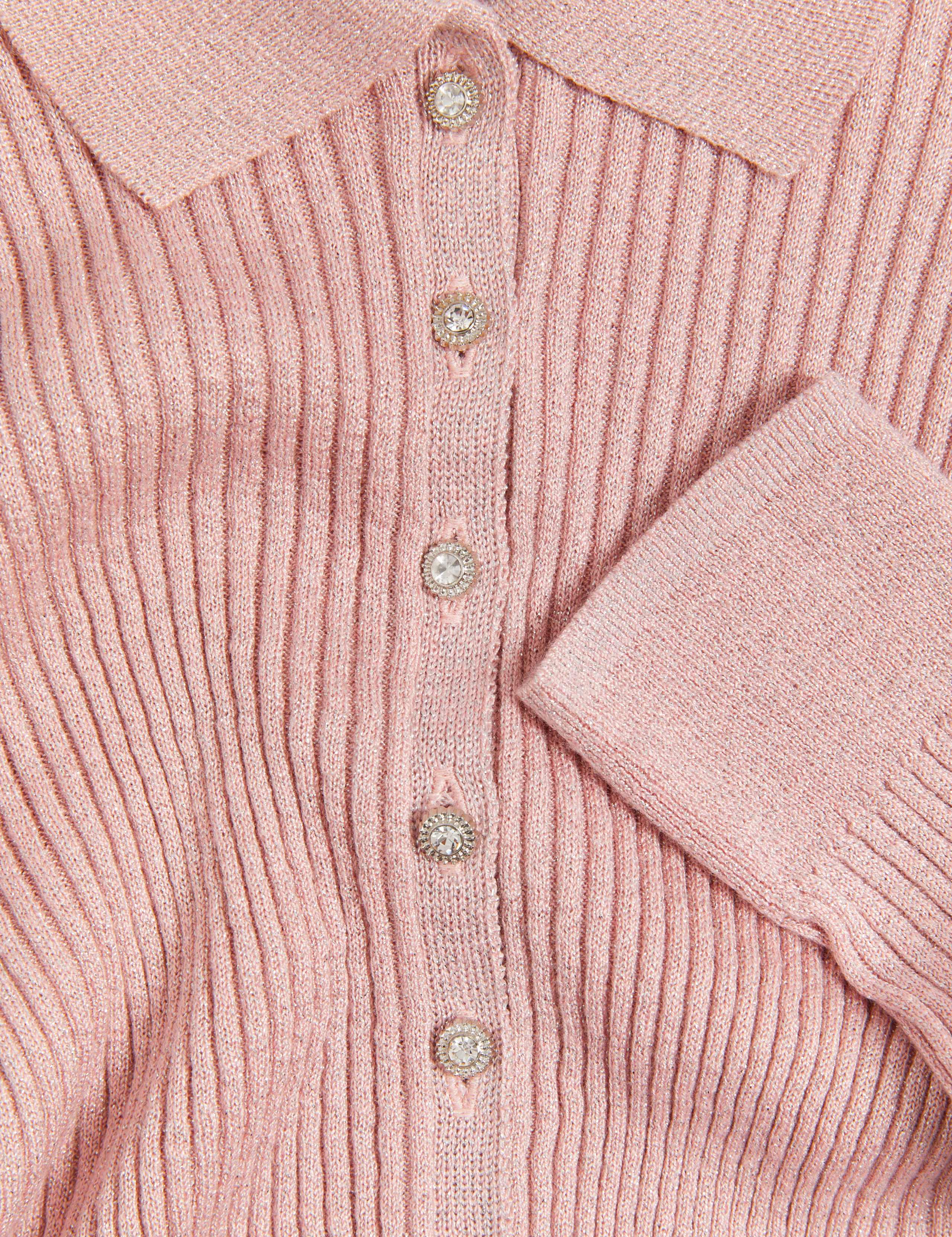 Metallic Polo Neck Slim Fit Top 7 of 7