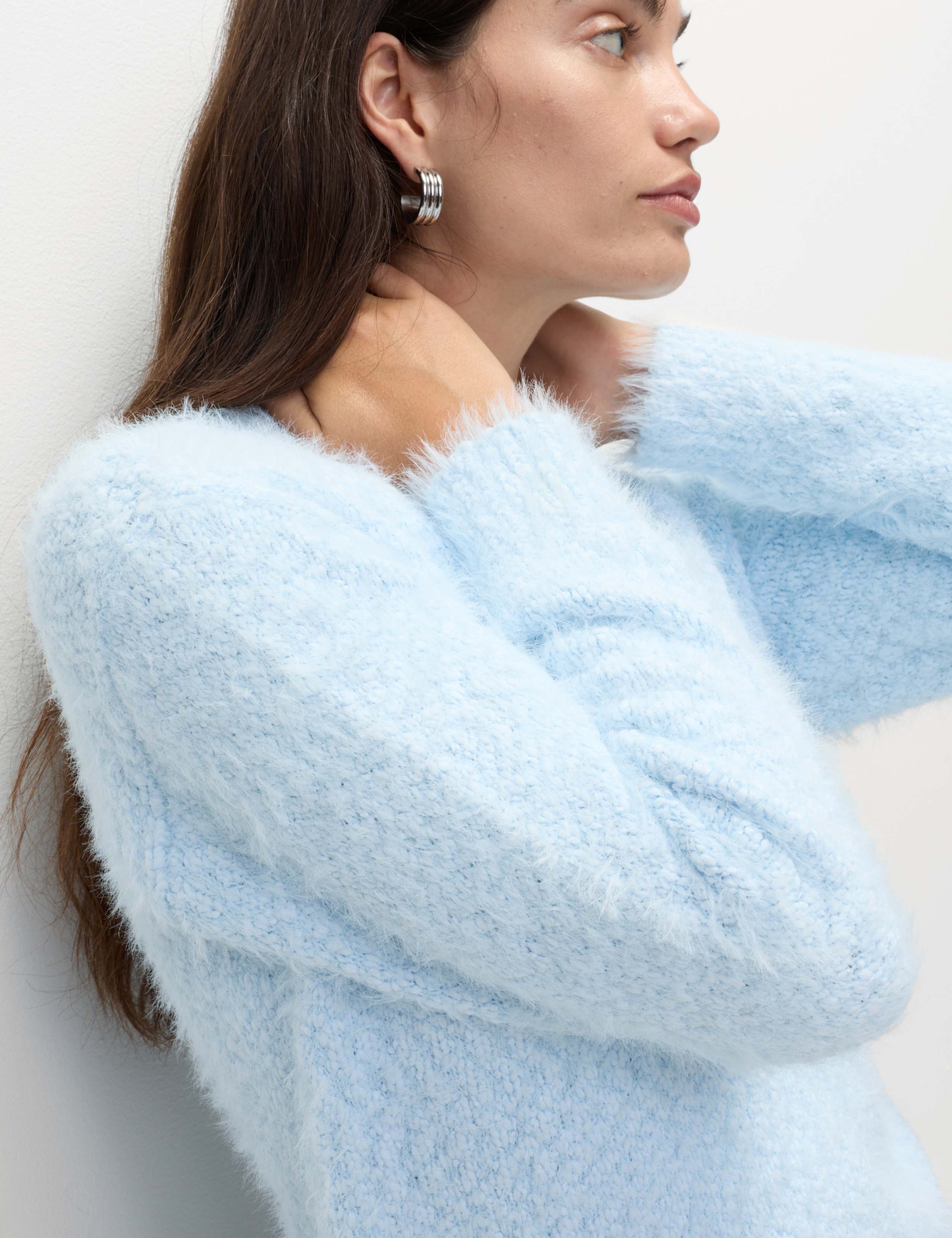 Textured Crew Neck Jumper 1 of 7