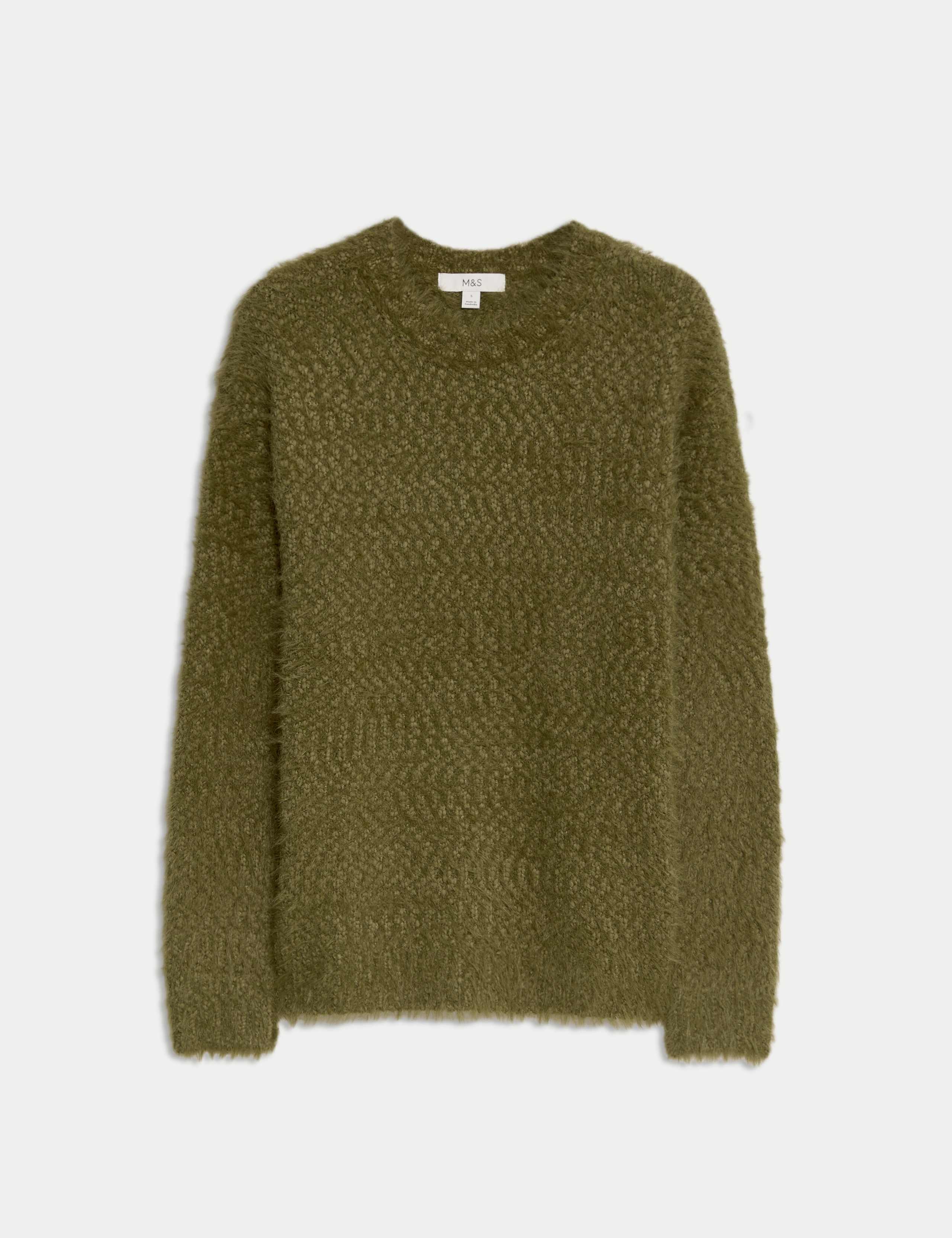 Textured Crew Neck Jumper 1 of 2