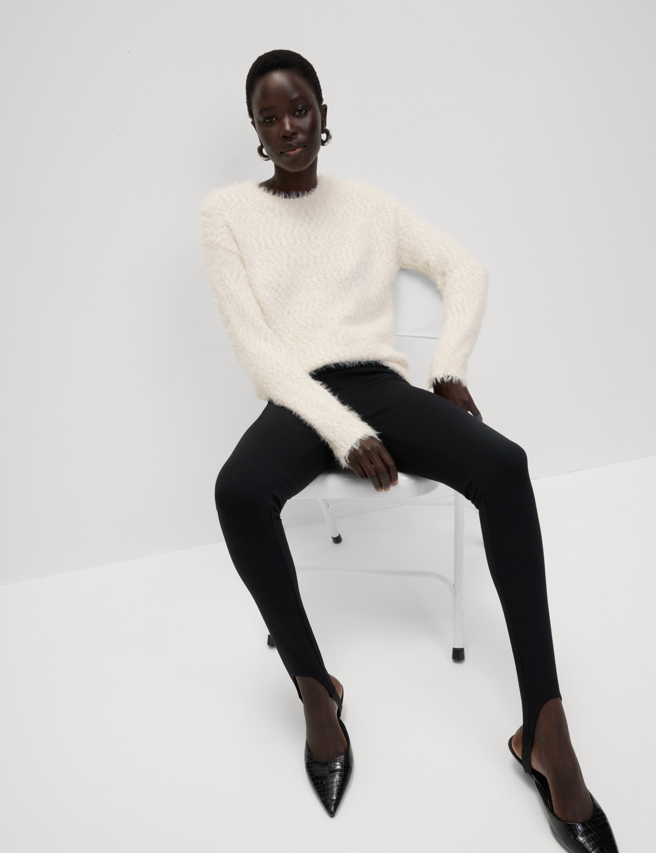 Textured Crew Neck Jumper 3 of 7