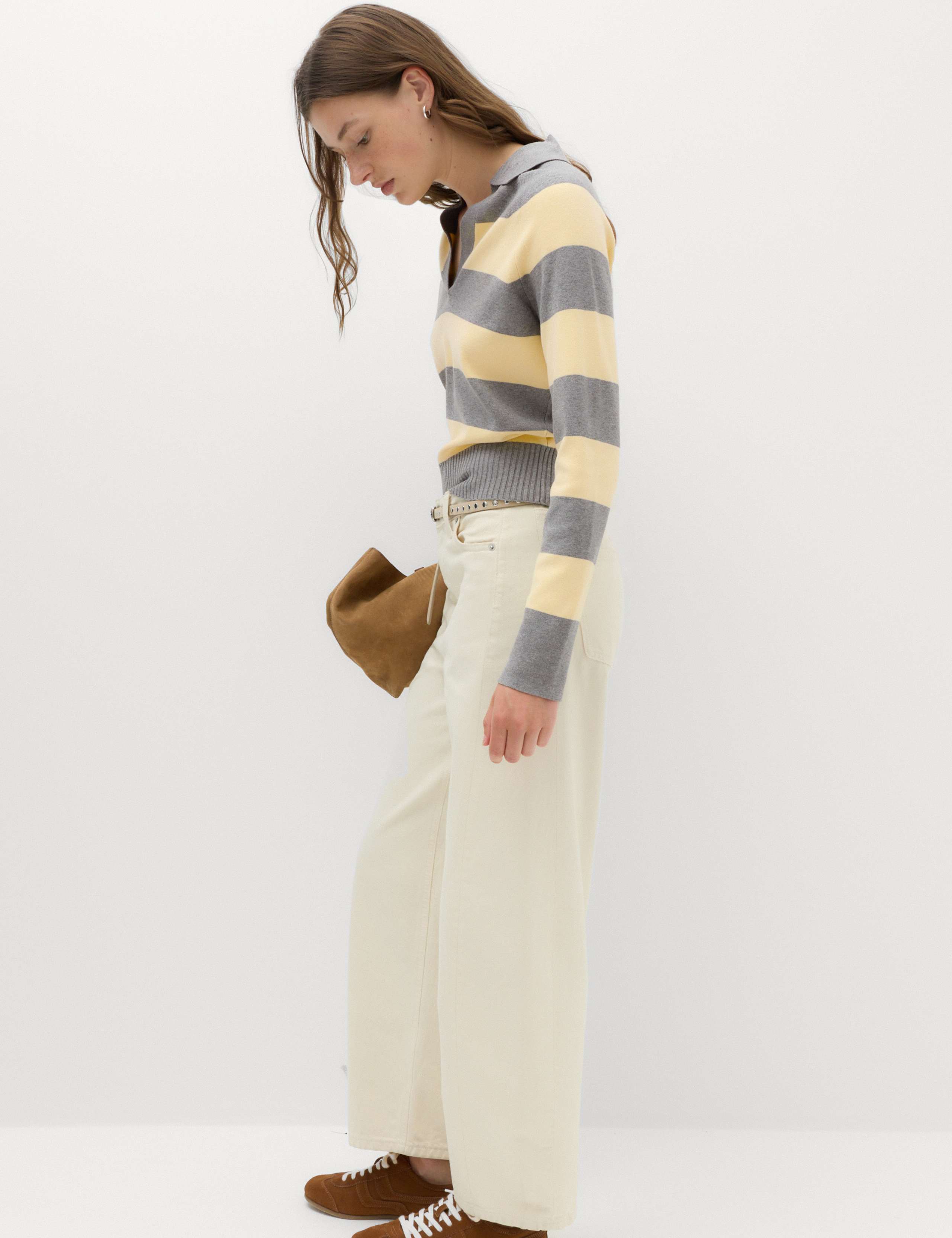 Striped Knitted Rugby Top 6 of 6