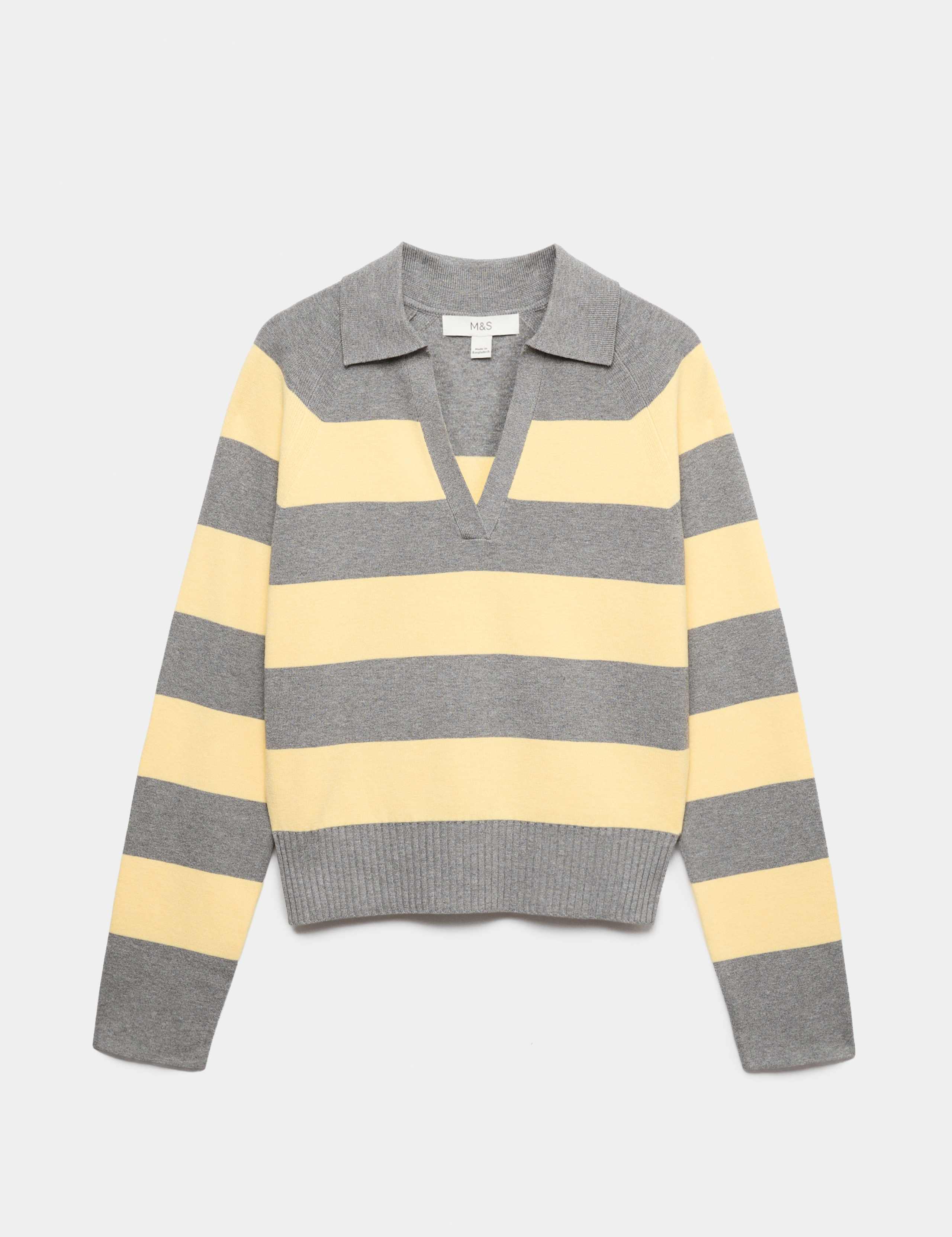 Striped Knitted Rugby Top 2 of 6