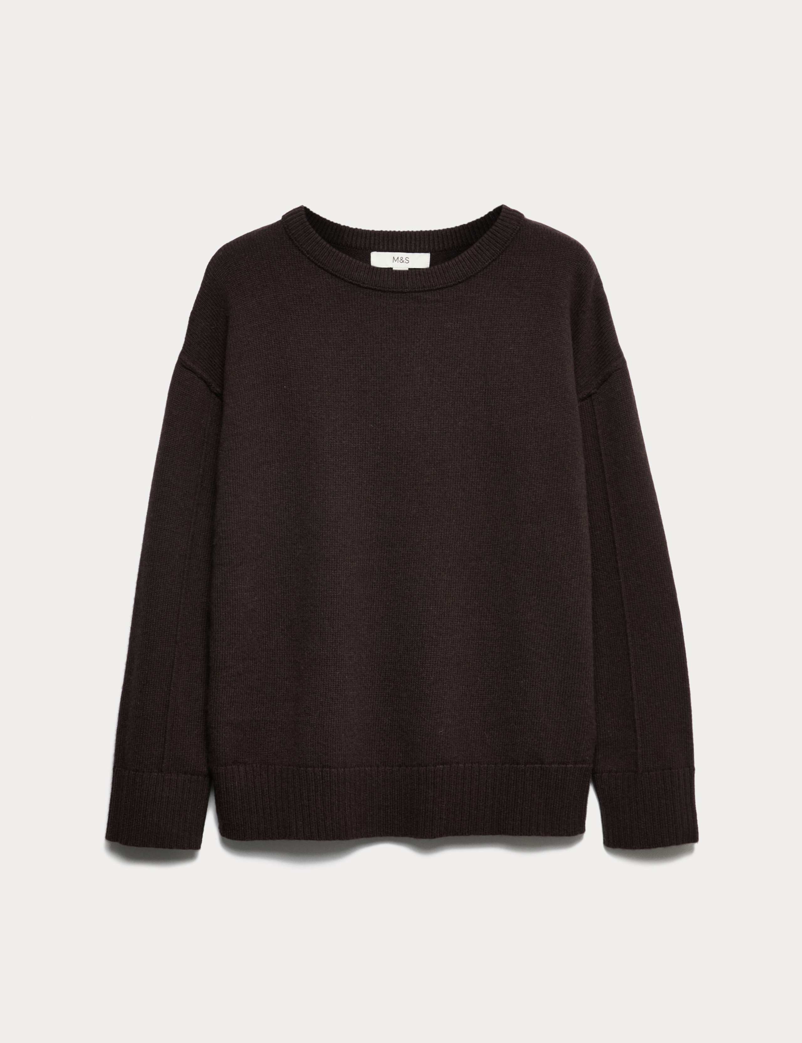 Lambswool Blend Crew Neck Jumper 2 of 5