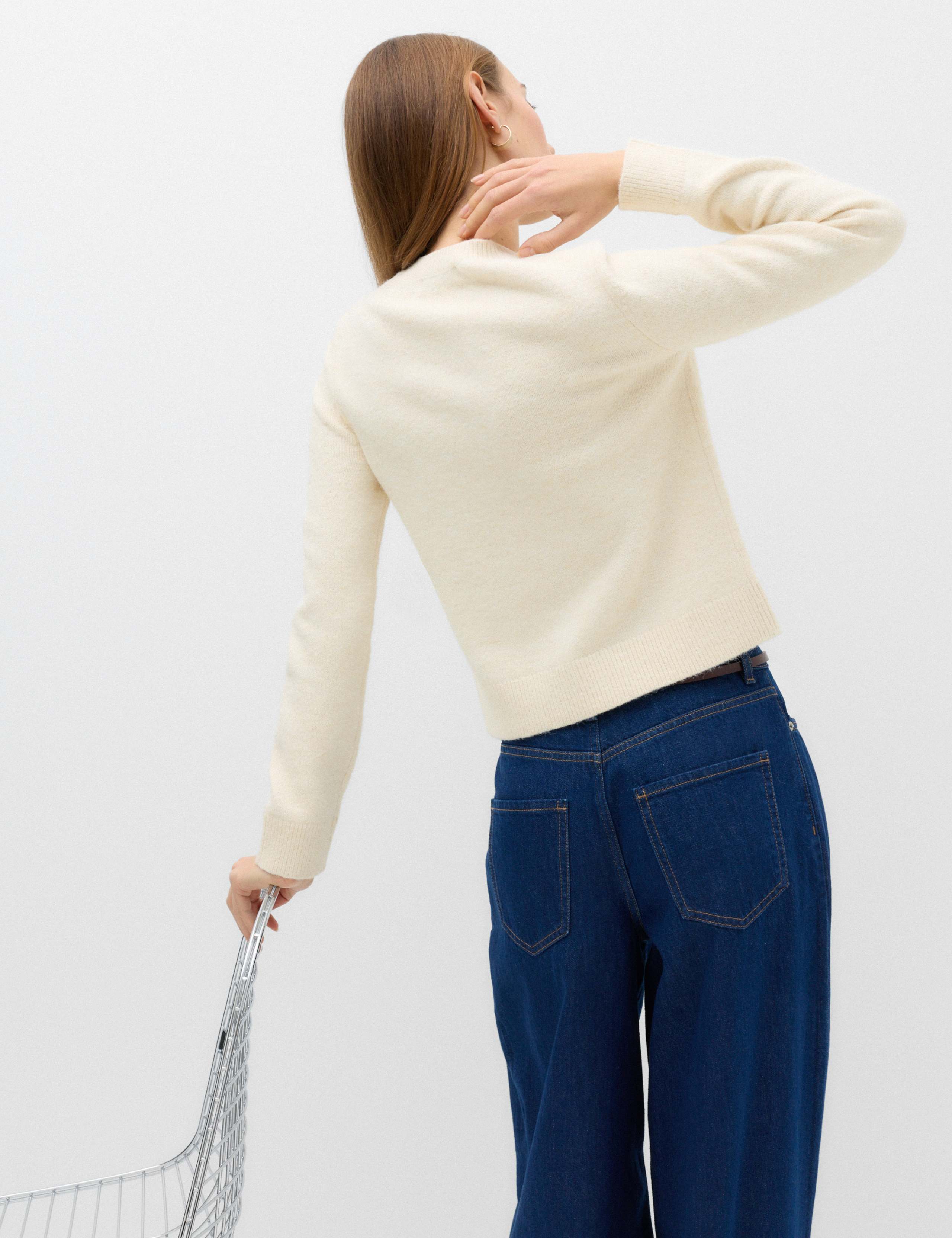 Crew Neck Cardigan 4 of 6